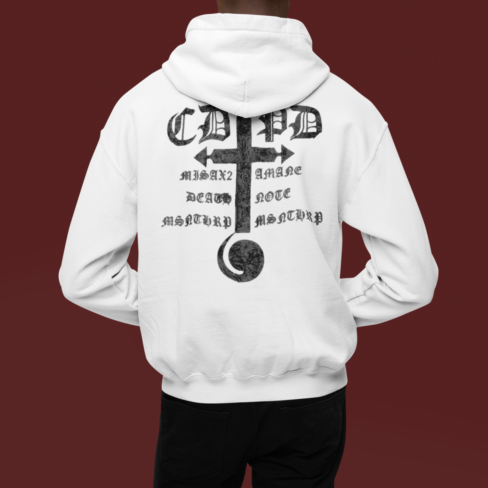 Death Note: Misa Amane (manga shirt design) – Front and Back Anime y2k T-Shirt / Hoodie / Sweater | Cool Anime Cyber Streetwear
