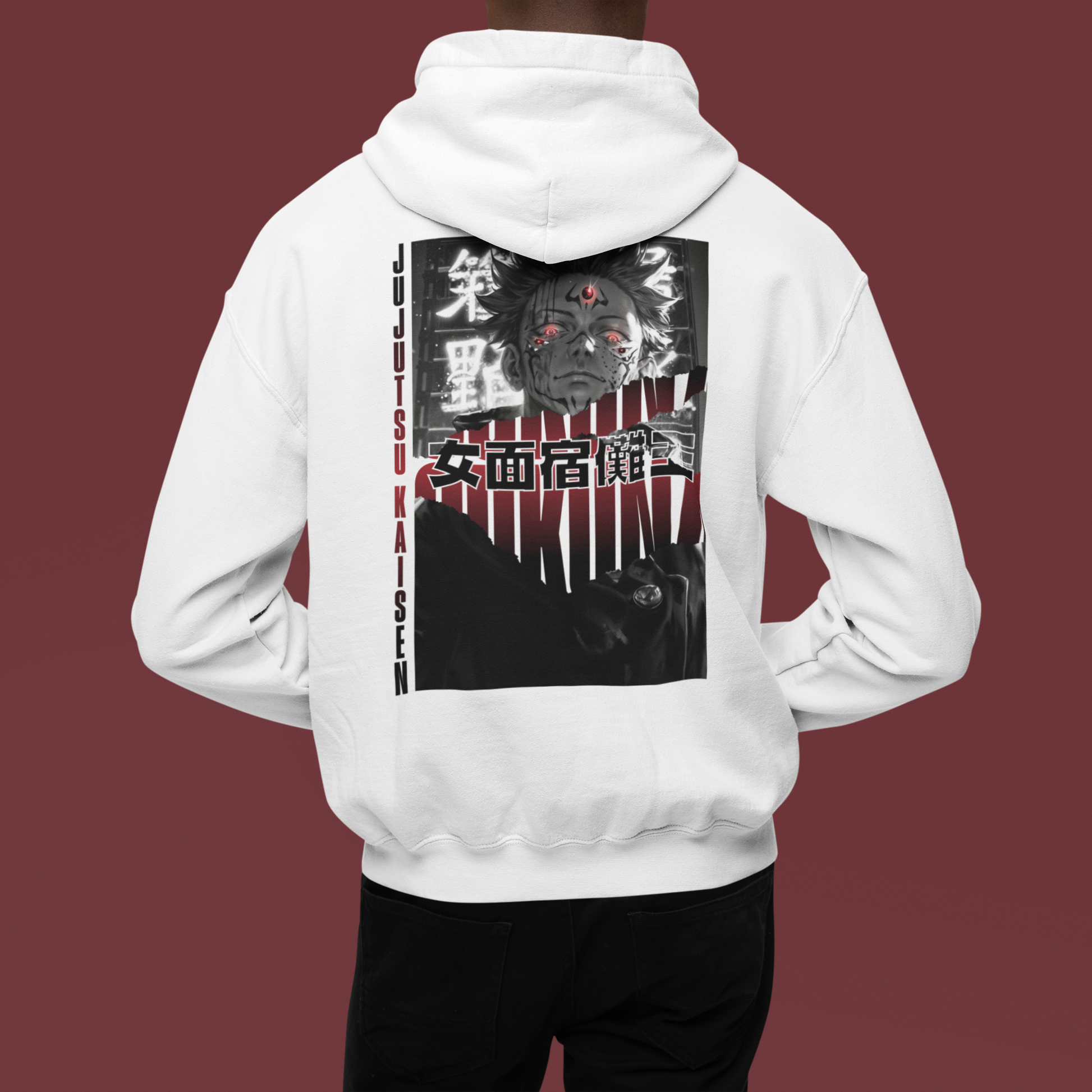 Jujutsu Kaisen: Sukuna –  Anime Front & Back T-Shirt / Hoodie / Sweater  Graphic Tee | King of Curses Streetwear