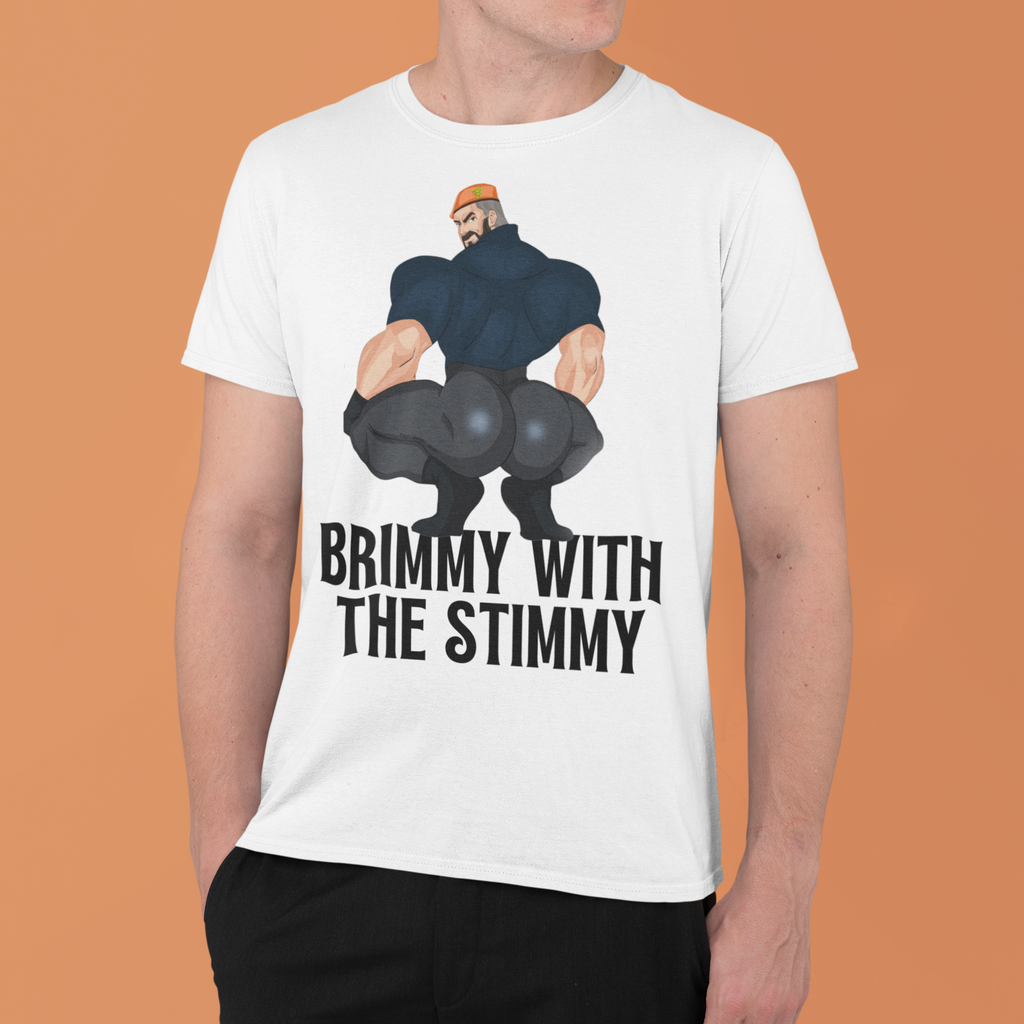 Brimmy with the Stimmy: Valorant Brimstone - Funny T-Shirt / Hoodie / Sweater | Gaming Streetwear