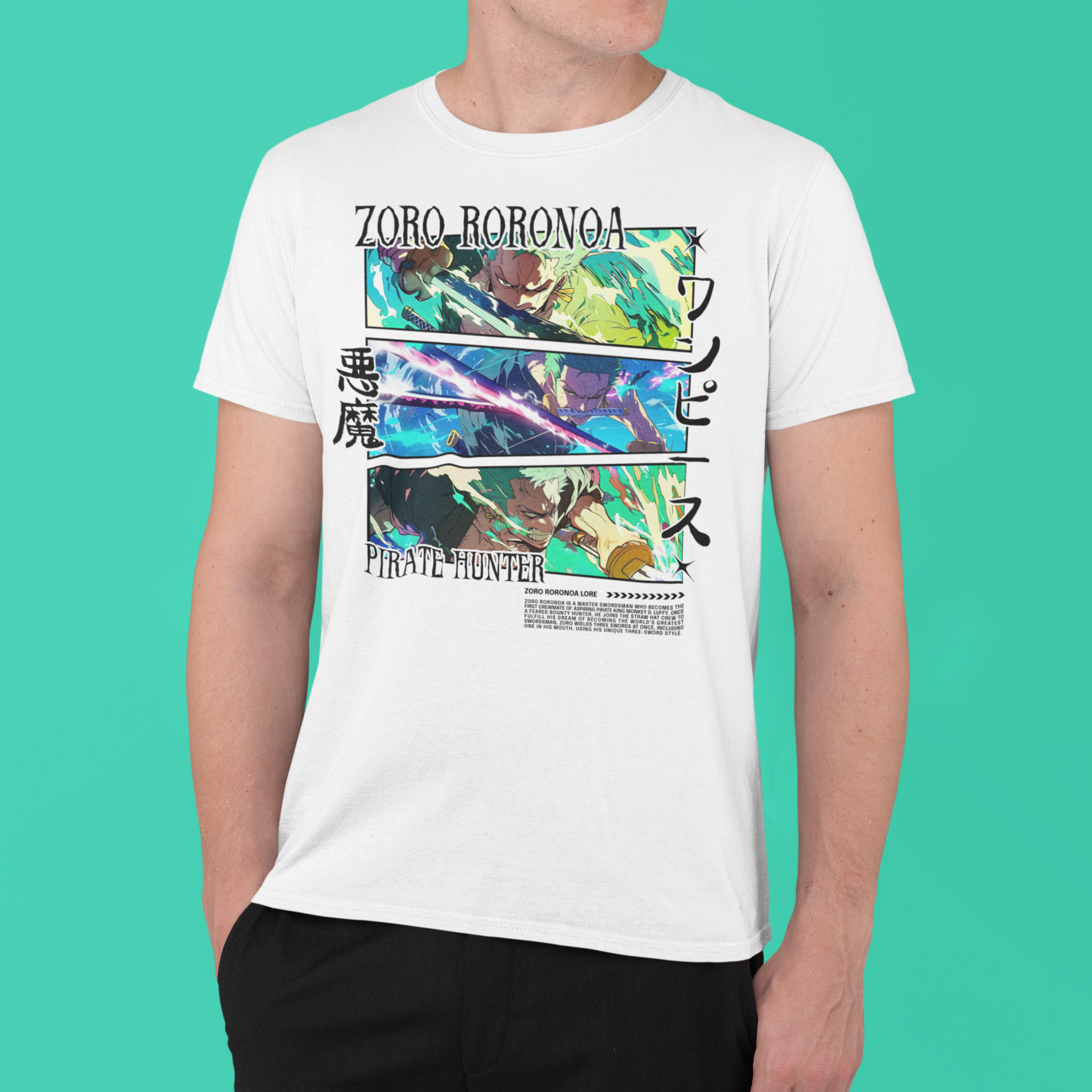 One Piece: Zoro Roronoa –  Anime T-Shirt / Hoodie / Sweater | Cool Anime Streetwear