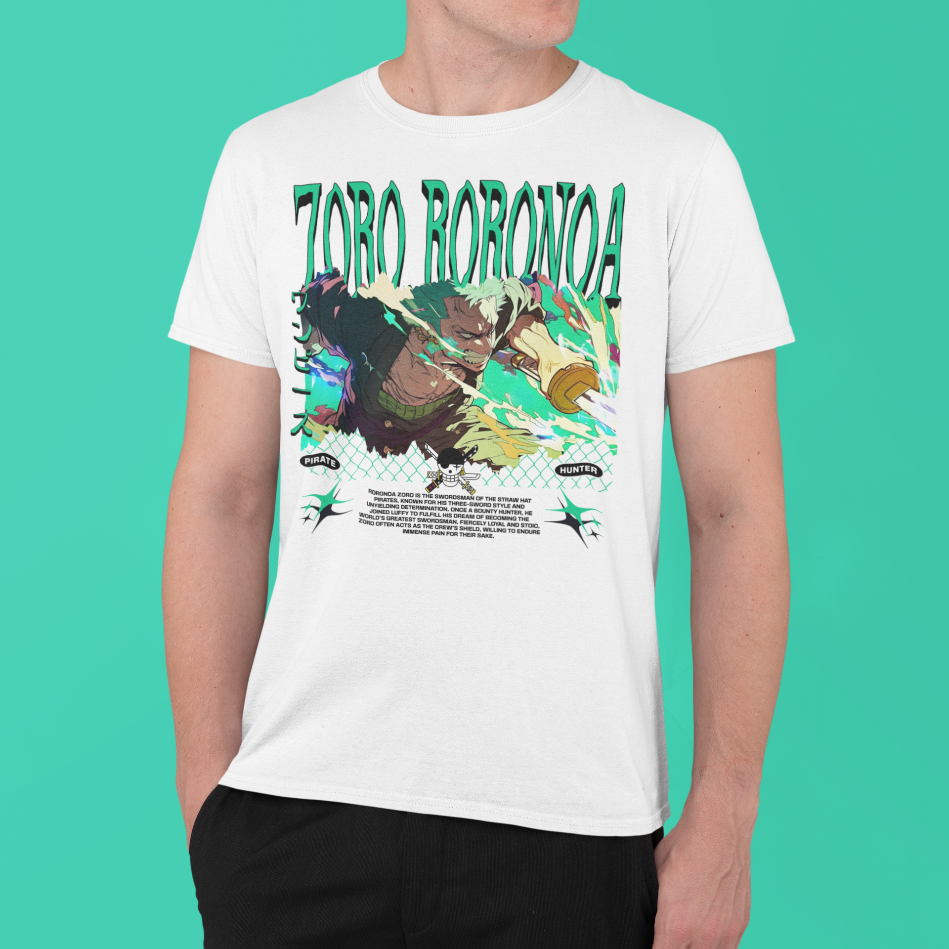 One Piece: Zoro Roronoa –  Anime T-Shirt / Hoodie / Sweater | Cool Anime Streetwear