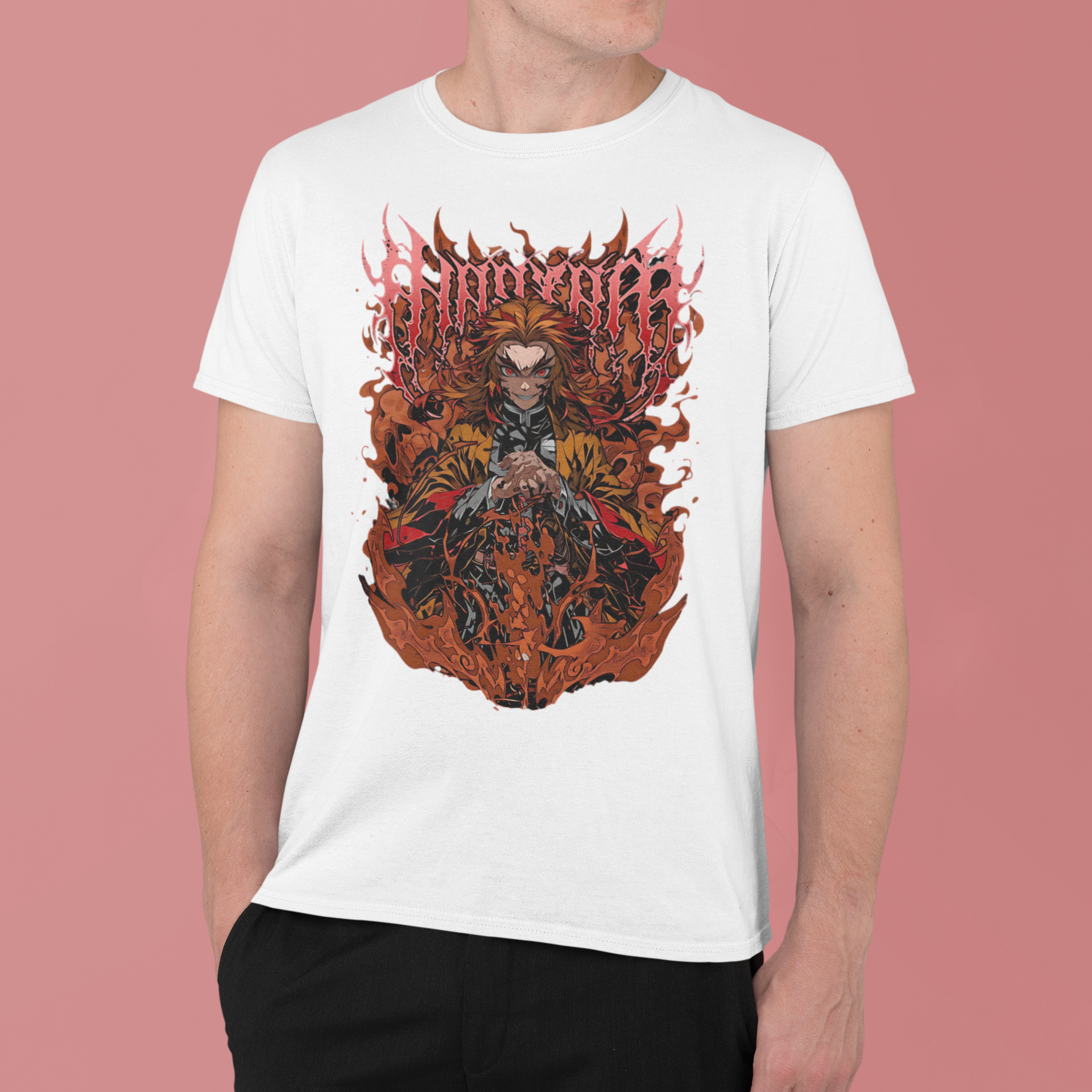 Demon Slayer: Kyojuro Rengoku –  Anime T-Shirt / Hoodie / Sweater | Cool Anime Streetwear