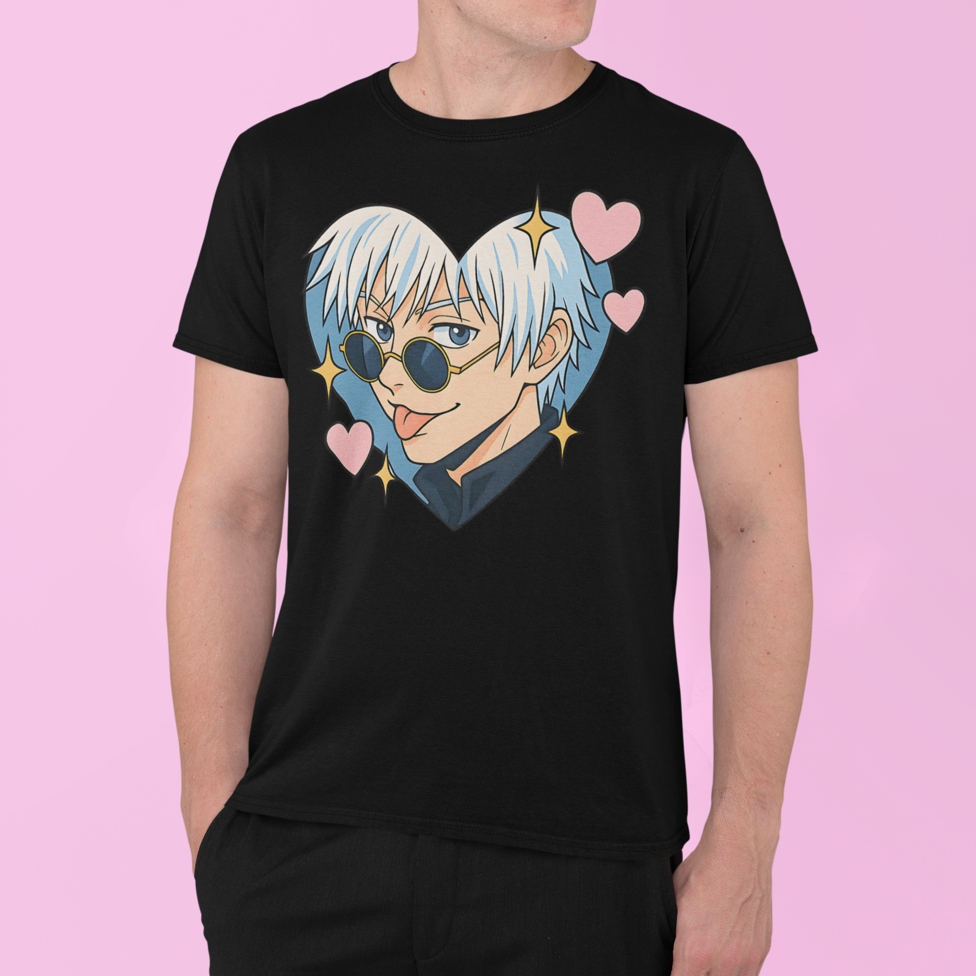 Jujutsu Kaisen: Sexy Satoru Gojo –  Anime T-Shirt / Hoodie / Sweatshirt / Sexy Gojo Graphic Tee | Jujutsu Kaisen Streetwear
