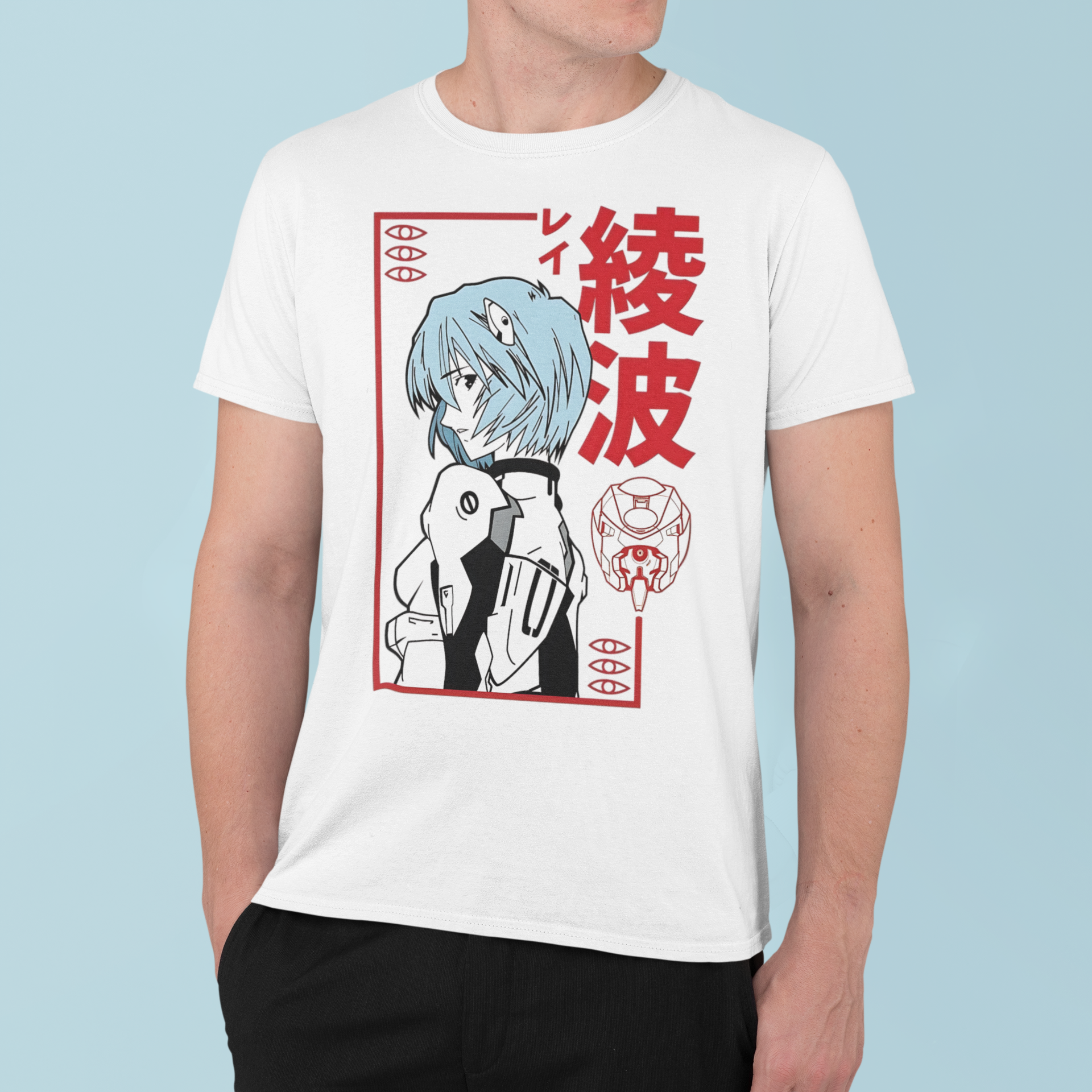 Neon Genesis Evangelion: Rei Ayanami –  Anime T-Shirt / Hoodie / Sweater | Cool Anime Streetwear