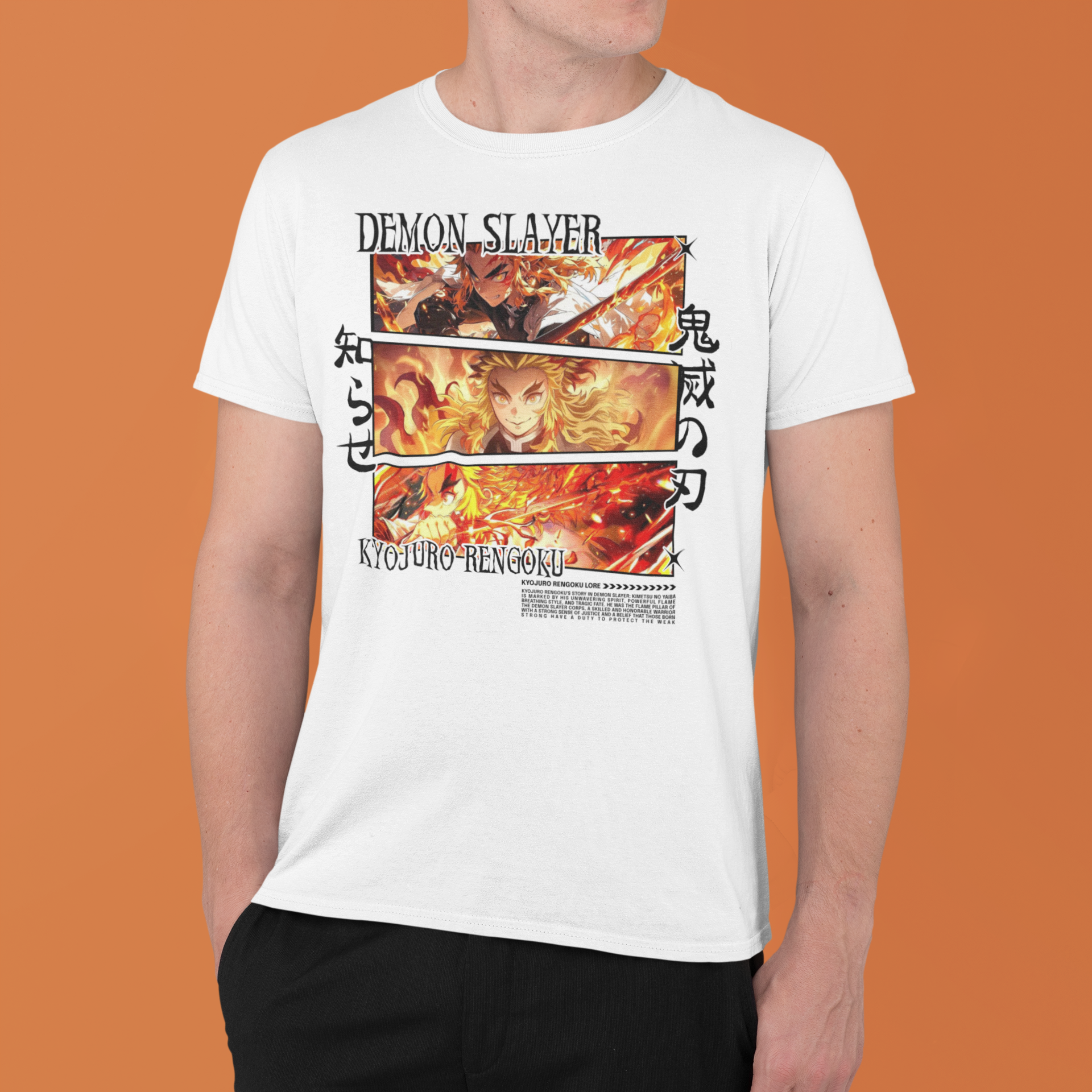 Demon Slayer: Kyojuro Rengoku –  Anime T-Shirt / Hoodie / Sweater | Cool Anime Streetwear
