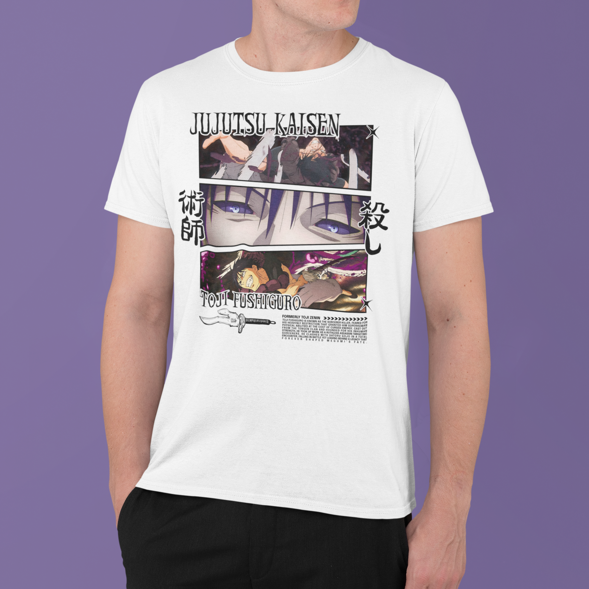 Jujutsu Kaisen: Toji Fushiguro – Zenin Anime T-Shirt / Hoodie / Sweater | Cool Anime Streetwear