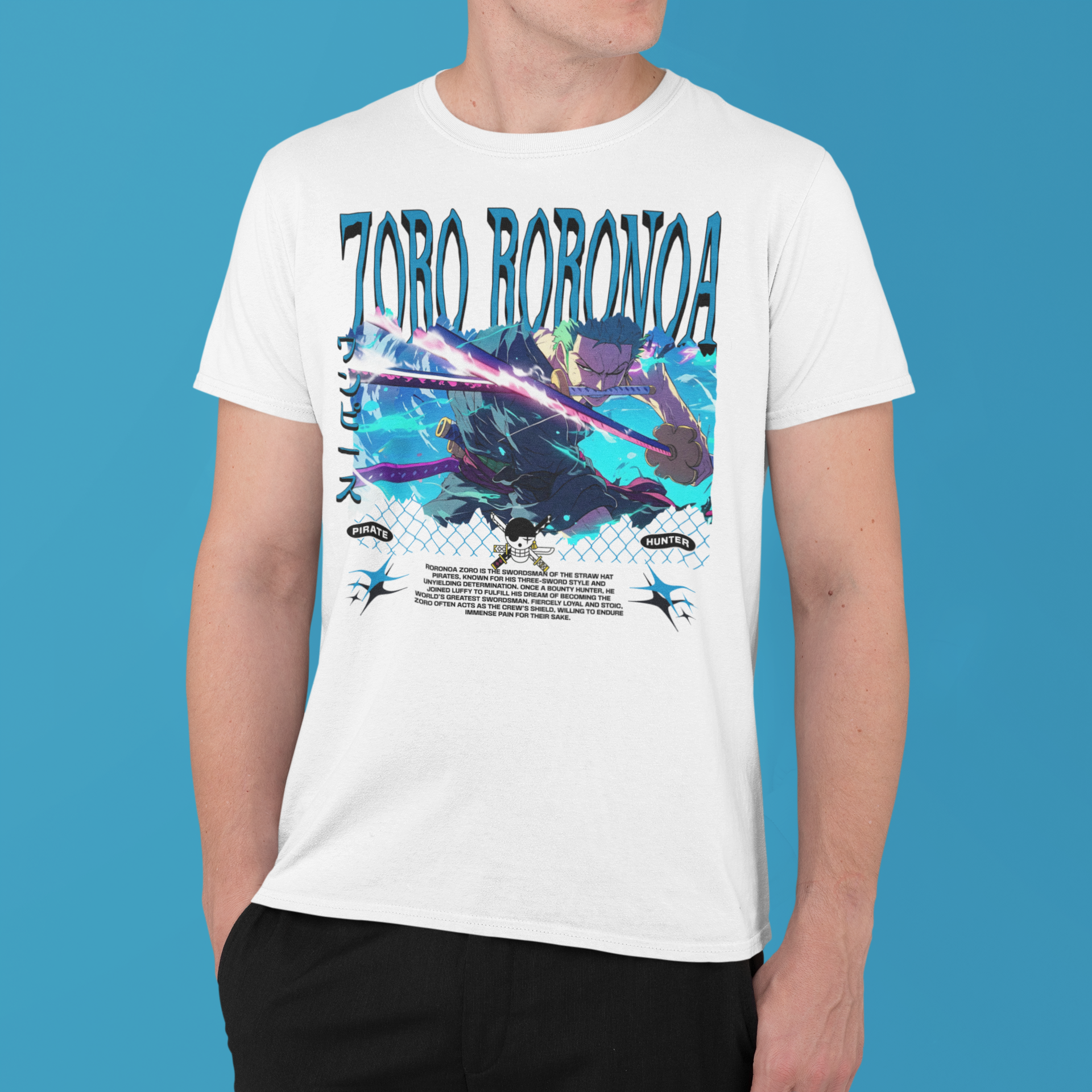 One Piece: Zoro Roronoa –  Anime T-Shirt / Hoodie / Sweater | Cool Anime Streetwear