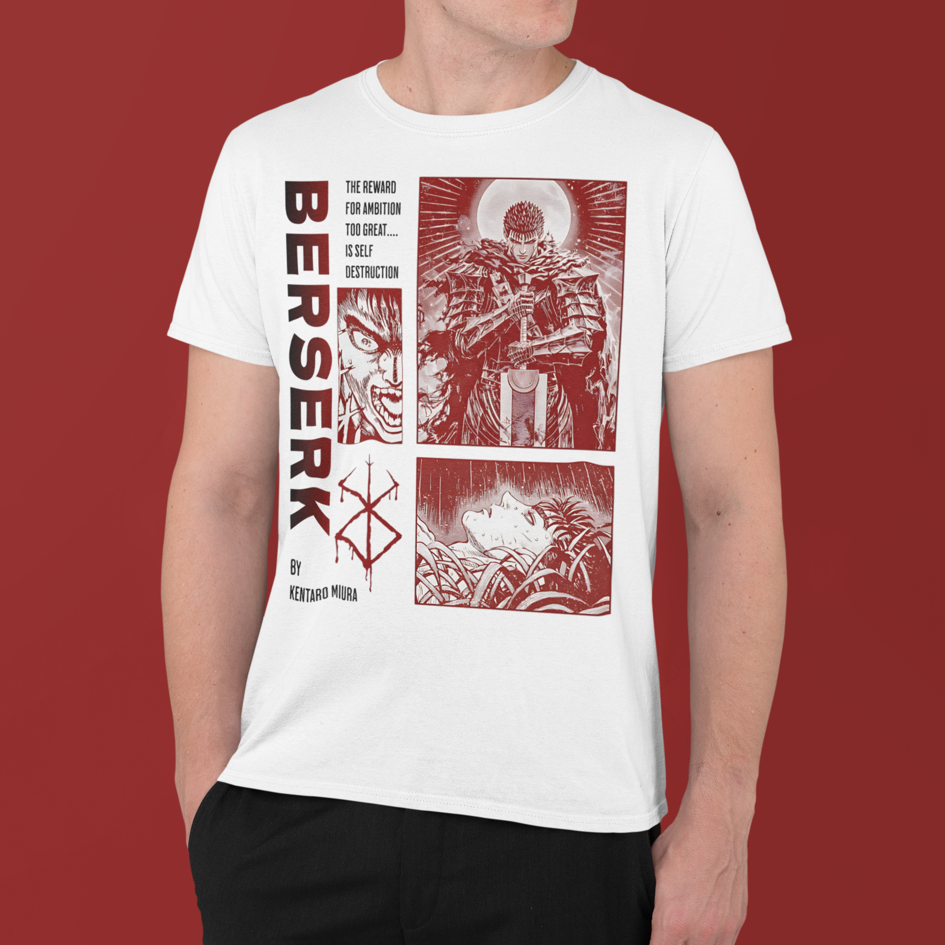 Berserk: Guts –  Anime T-Shirt / Hoodie / Sweater | Cool Anime Streetwear