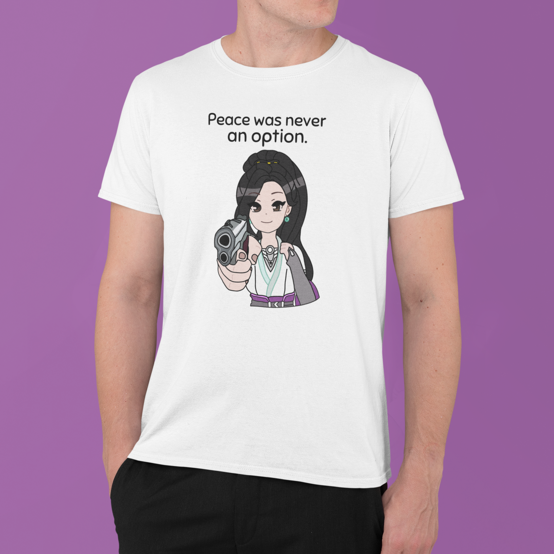 Sage Valorant - Peace was never an option T-Shirt Valorant Sage Funny T-Shirt