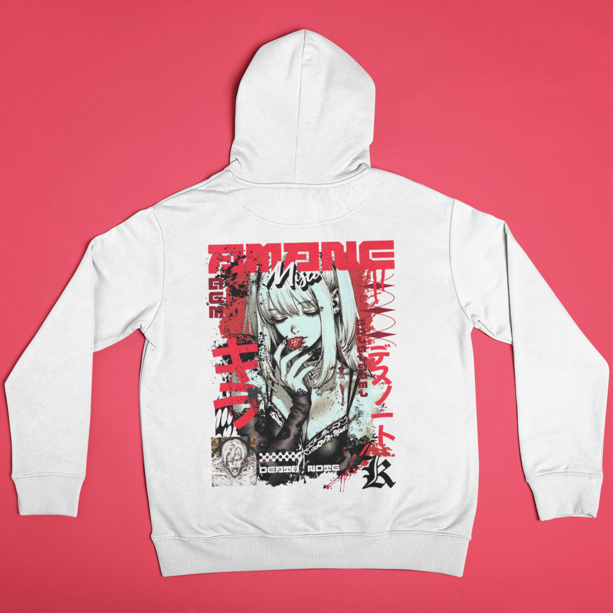 Death Note: Misa Amane – Front and Back Anime y2k T-Shirt / Hoodie / Sweater | Cool Anime Cyber Streetwear