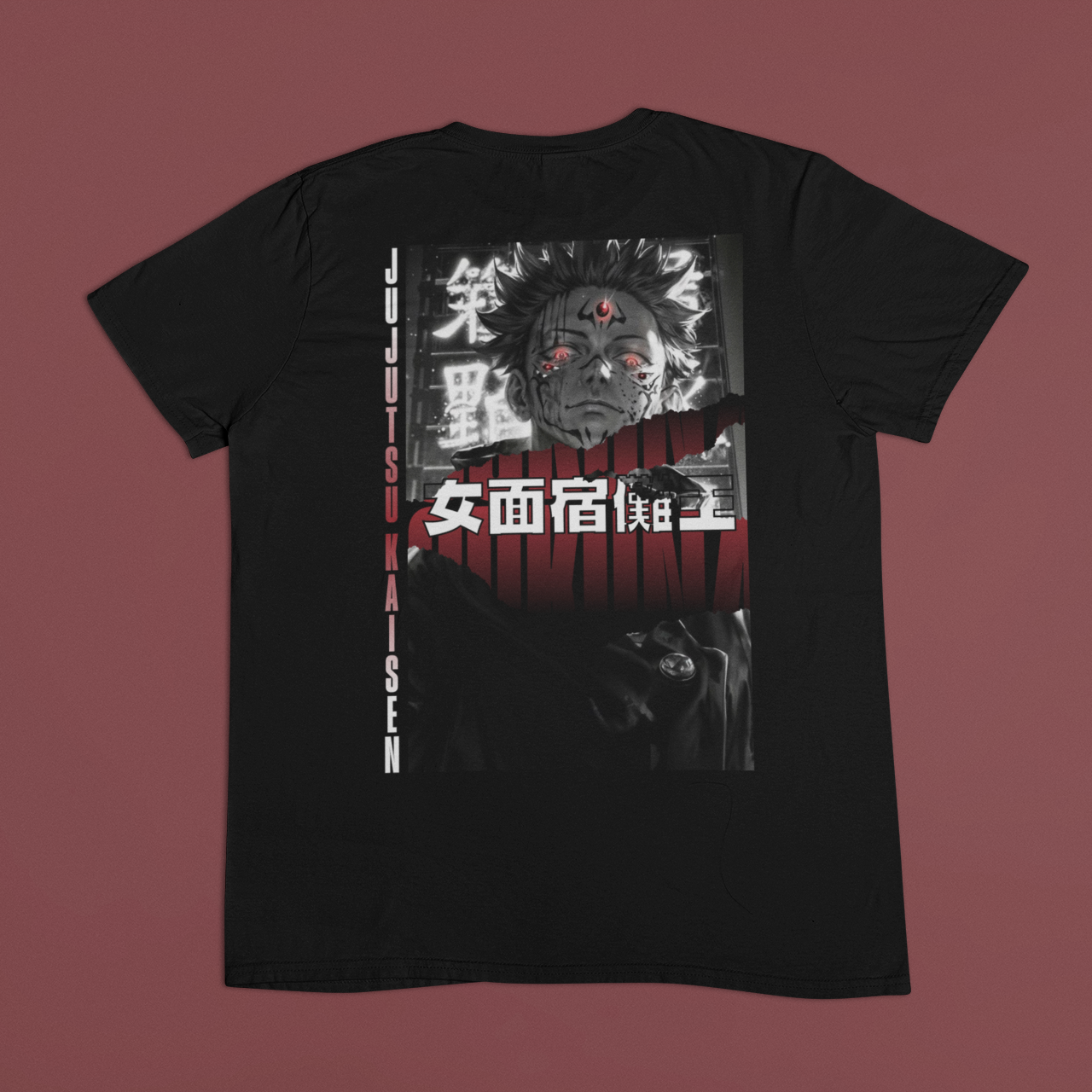 Jujutsu Kaisen: Sukuna –  Anime Front & Back T-Shirt / Hoodie / Sweater  Graphic Tee | King of Curses Streetwear