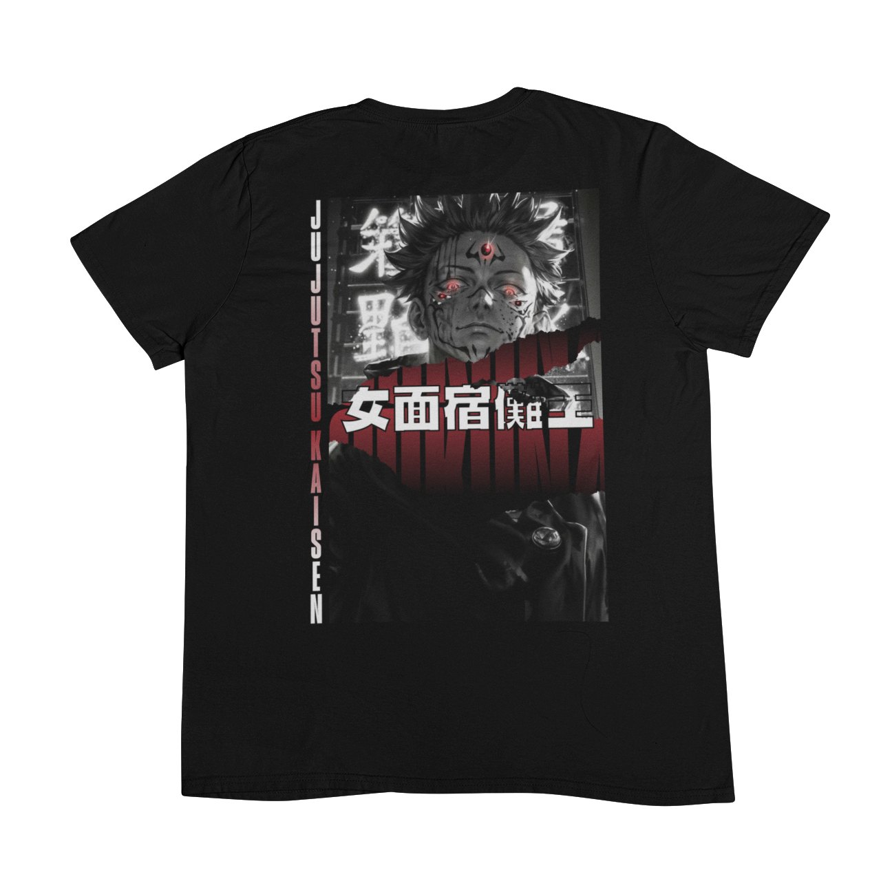 Jujutsu Kaisen: Sukuna –  Anime Front & Back T-Shirt / Hoodie / Sweater  Graphic Tee | King of Curses Streetwear
