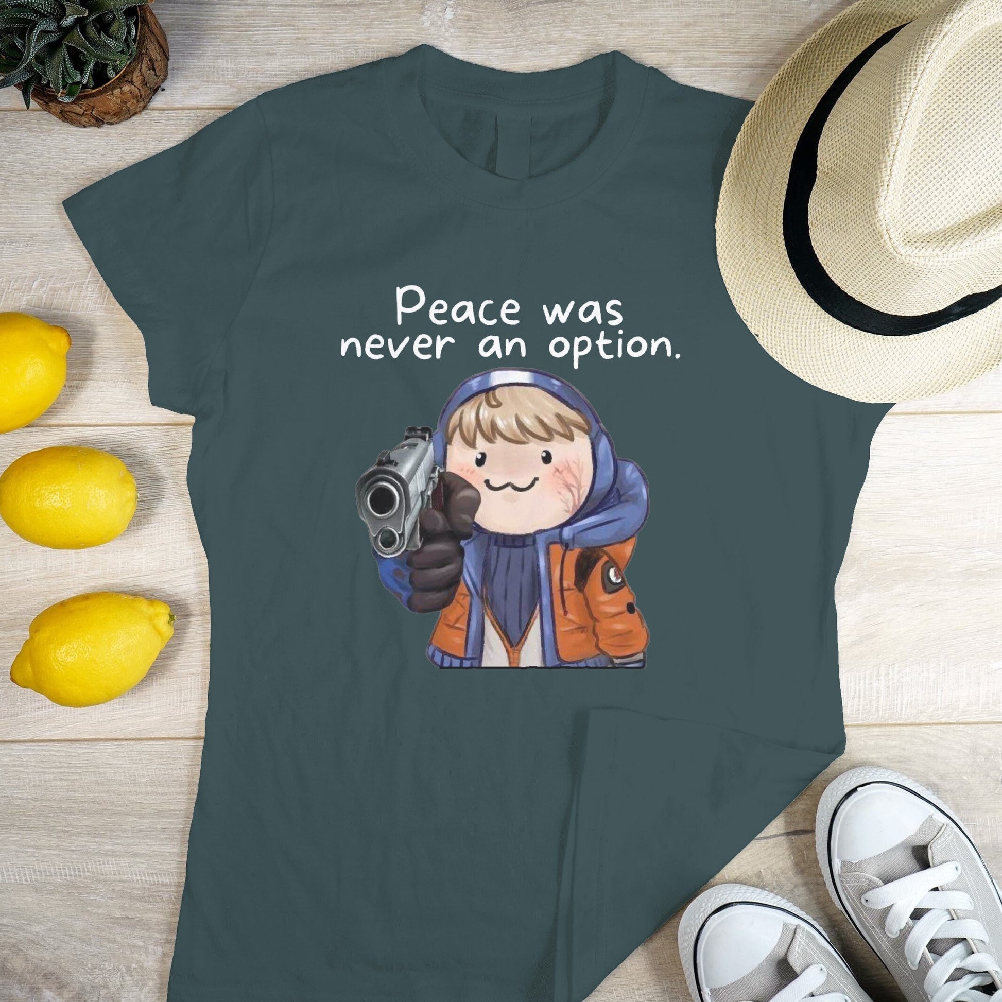 Peace was never an option.. Wattson Chibi Apex Legends Unisex T-Shirt for Adults