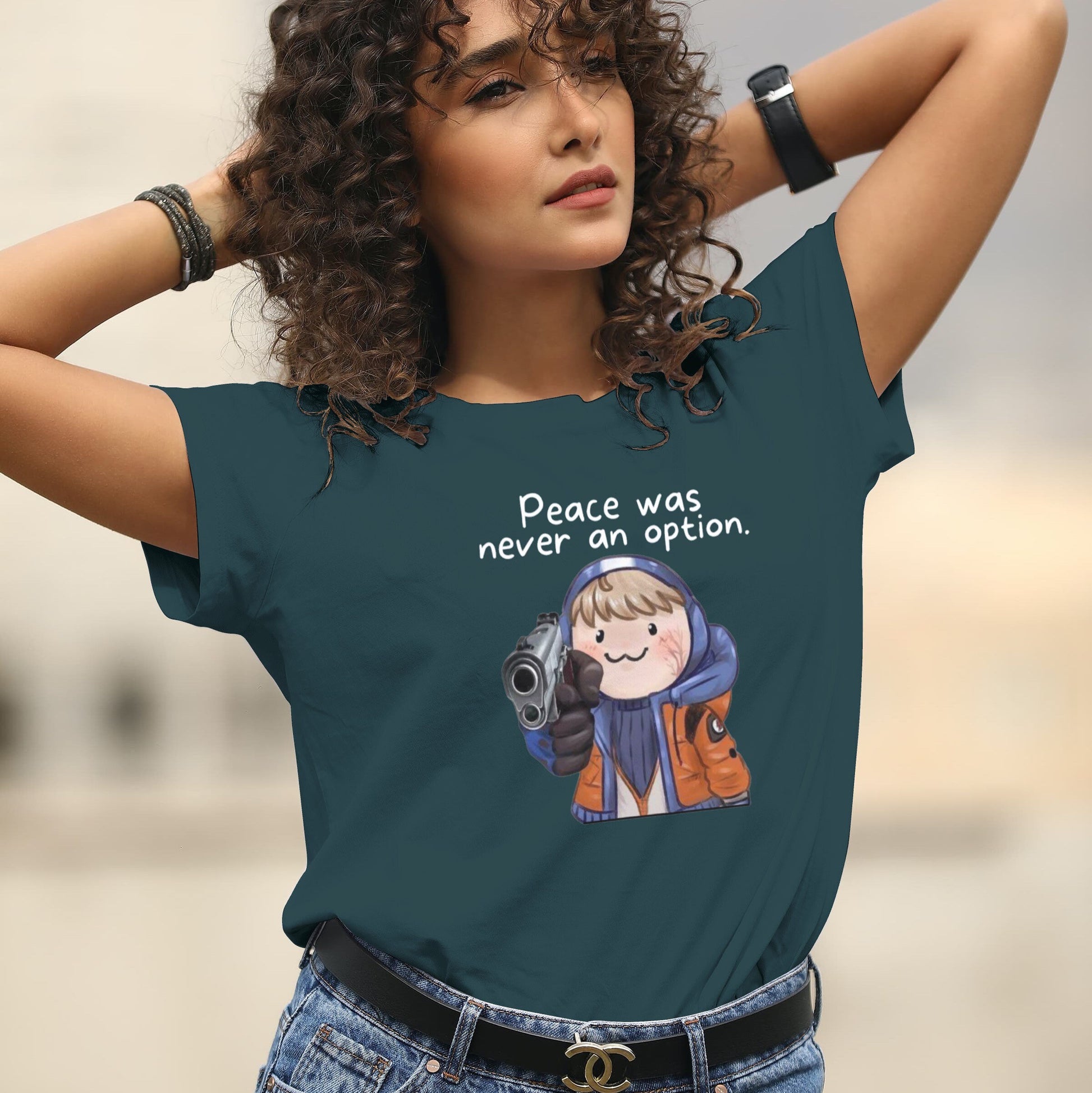 Peace was never an option.. Wattson Chibi Apex Legends Unisex T-Shirt for Adults