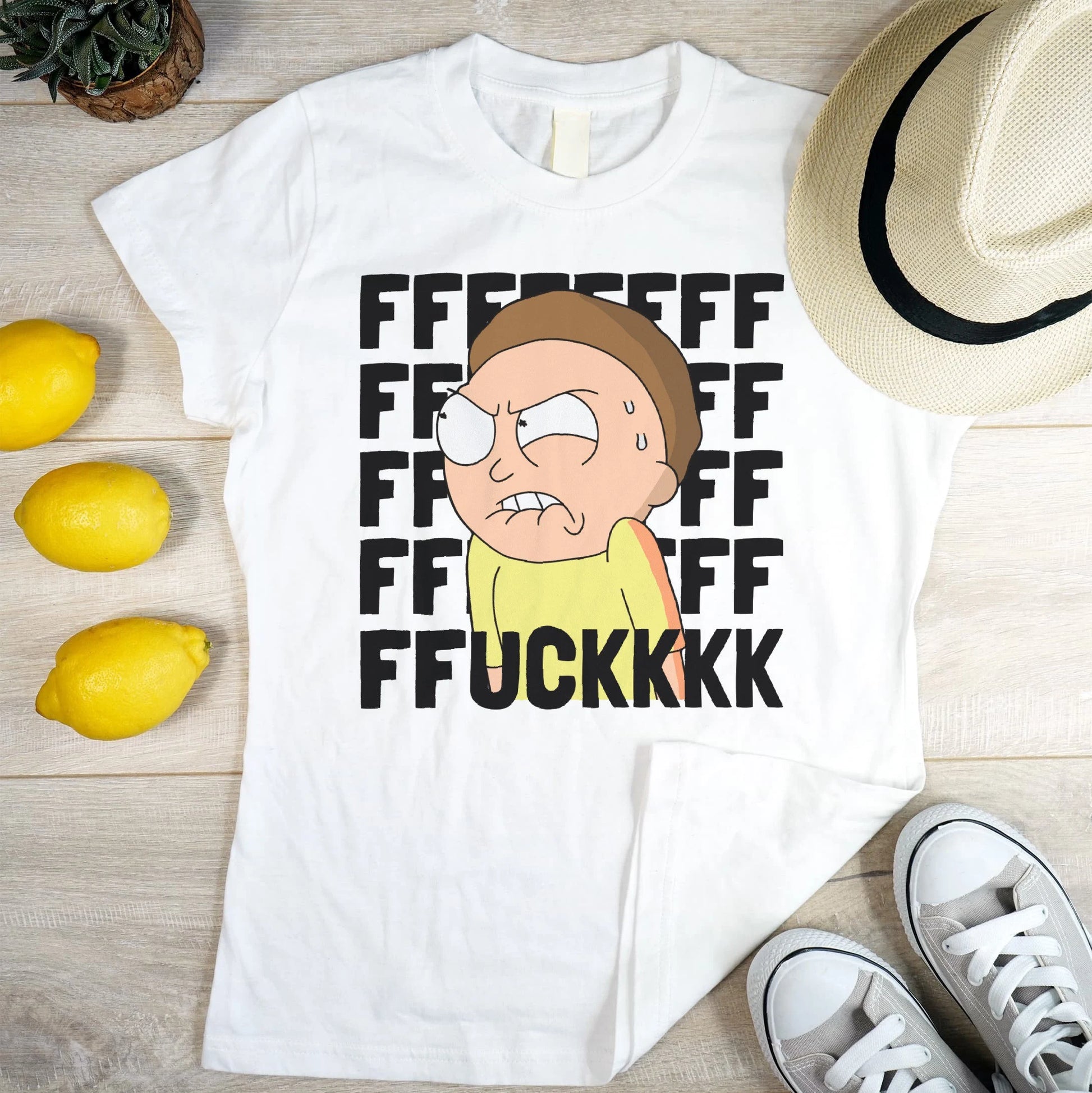 Rick & Morty - Fuck Funny Unisex T-Shirt For Adults