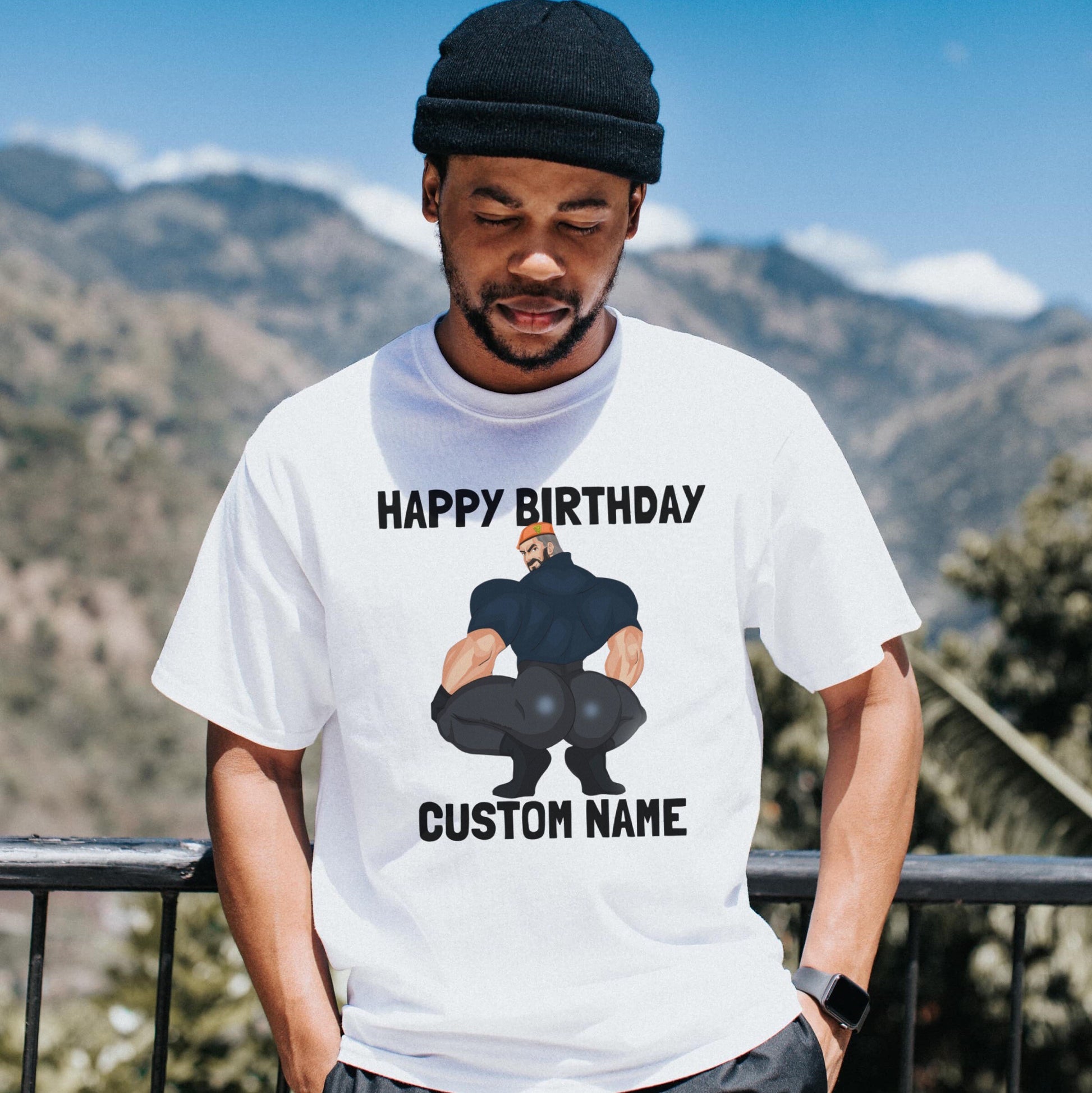 Valorant Brimstone: Custom Happy Birthday - Funny T-Shirt / Hoodie / Sweater | Gaming Streetwear | Gift for Him/Her Personalised