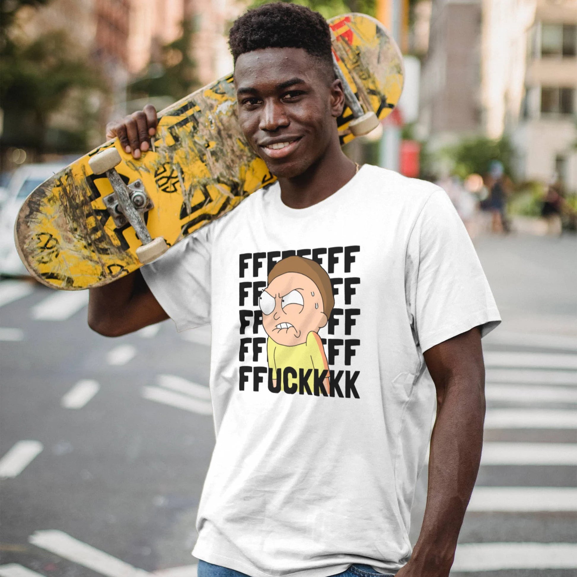 Rick & Morty - Fuck Funny Unisex T-Shirt For Adults