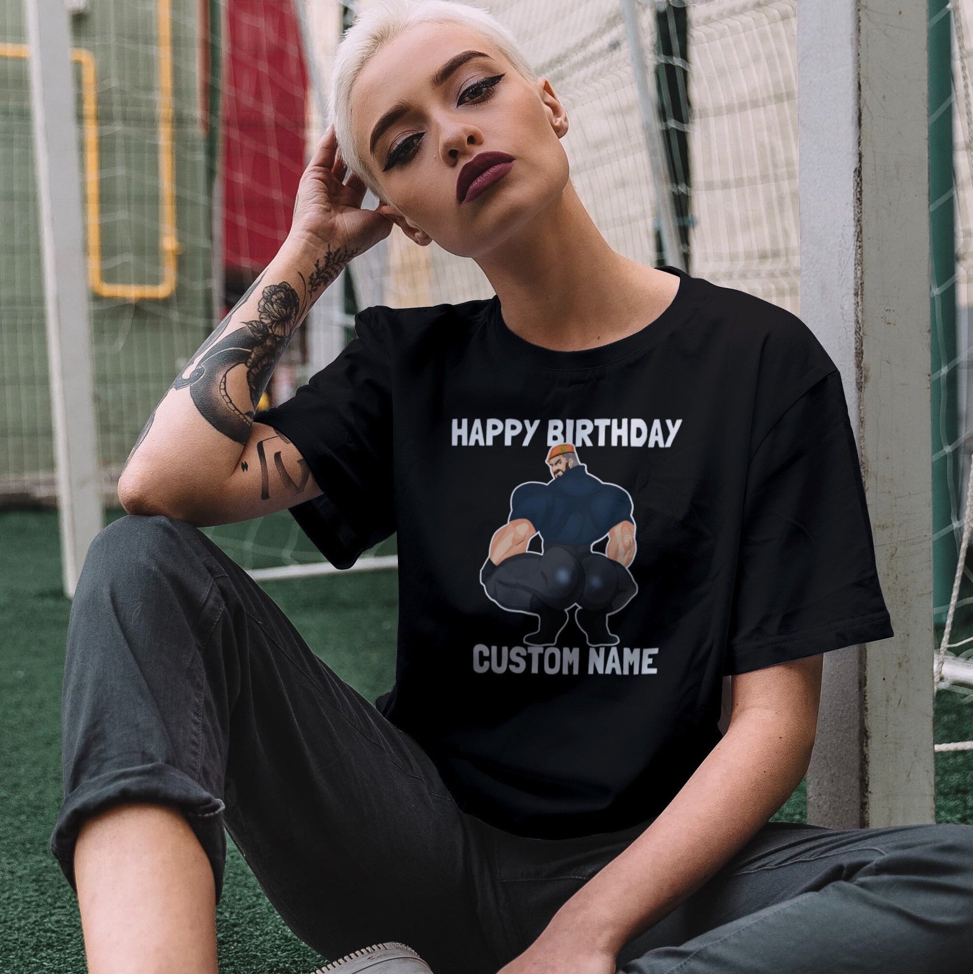 Valorant Brimstone: Custom Happy Birthday - Funny T-Shirt / Hoodie / Sweater | Gaming Streetwear | Gift for Him/Her Personalised