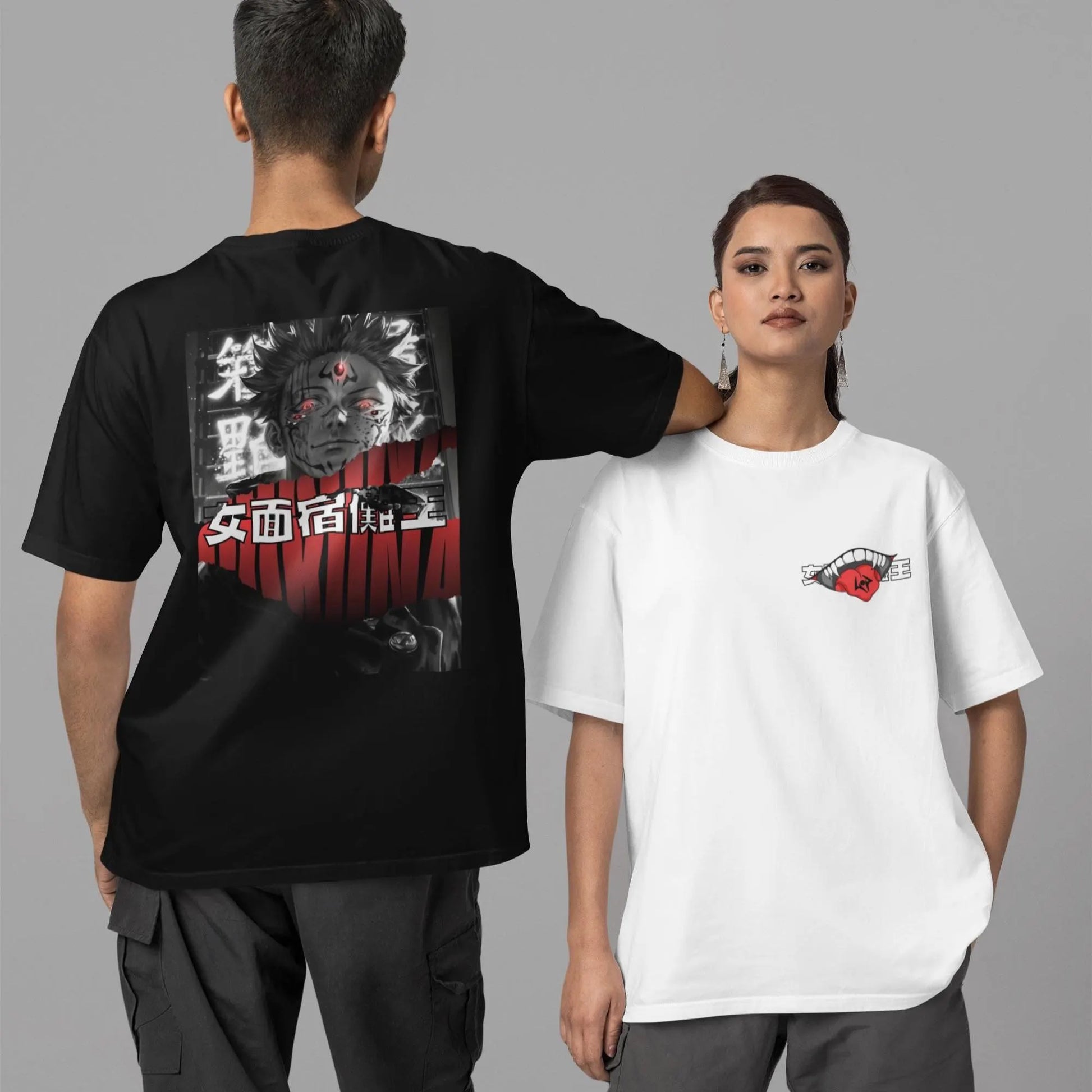 Jujutsu Kaisen: Sukuna –  Anime T-Shirt / Hoodie / Sweater Front & Back Graphic Tee | King of Curses Streetwear
