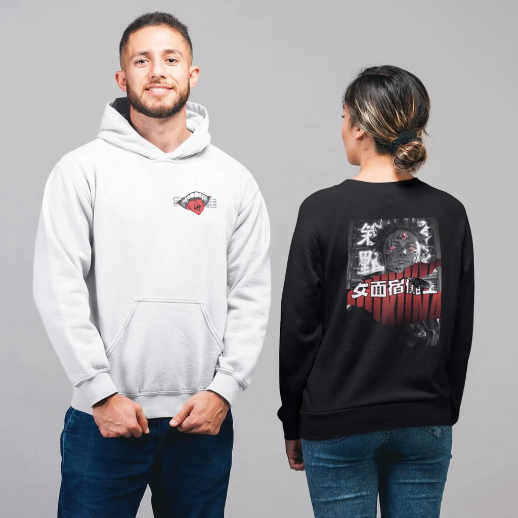 Jujutsu Kaisen: Sukuna –  Anime T-Shirt / Hoodie / Sweater Front & Back Graphic Tee | King of Curses Streetwear