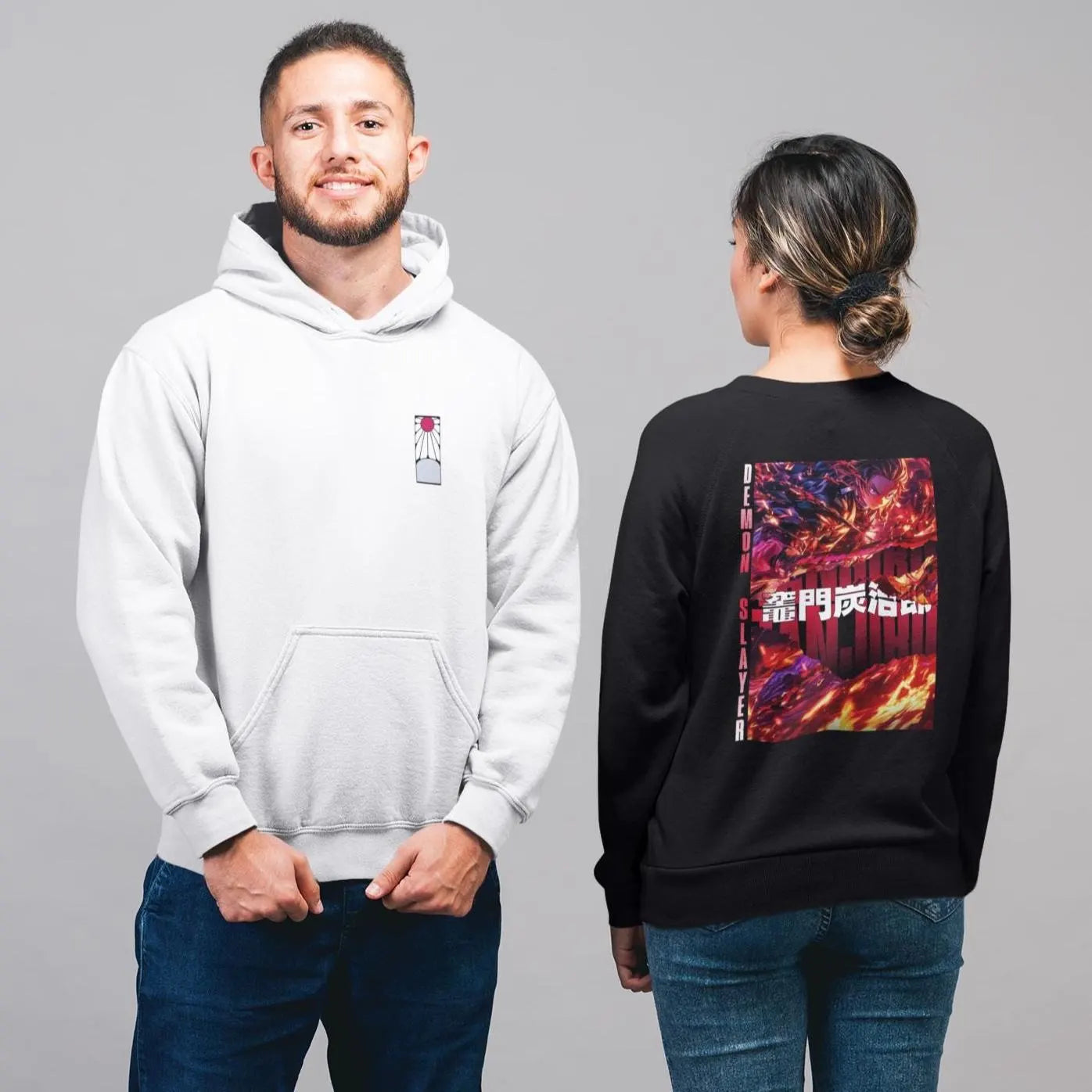 Demon Slayer: Tanjiro Kamado –  Anime T-Shirt / Hoodie / Sweater Front & Back Graphic Tee | Tanjiro Streetwear