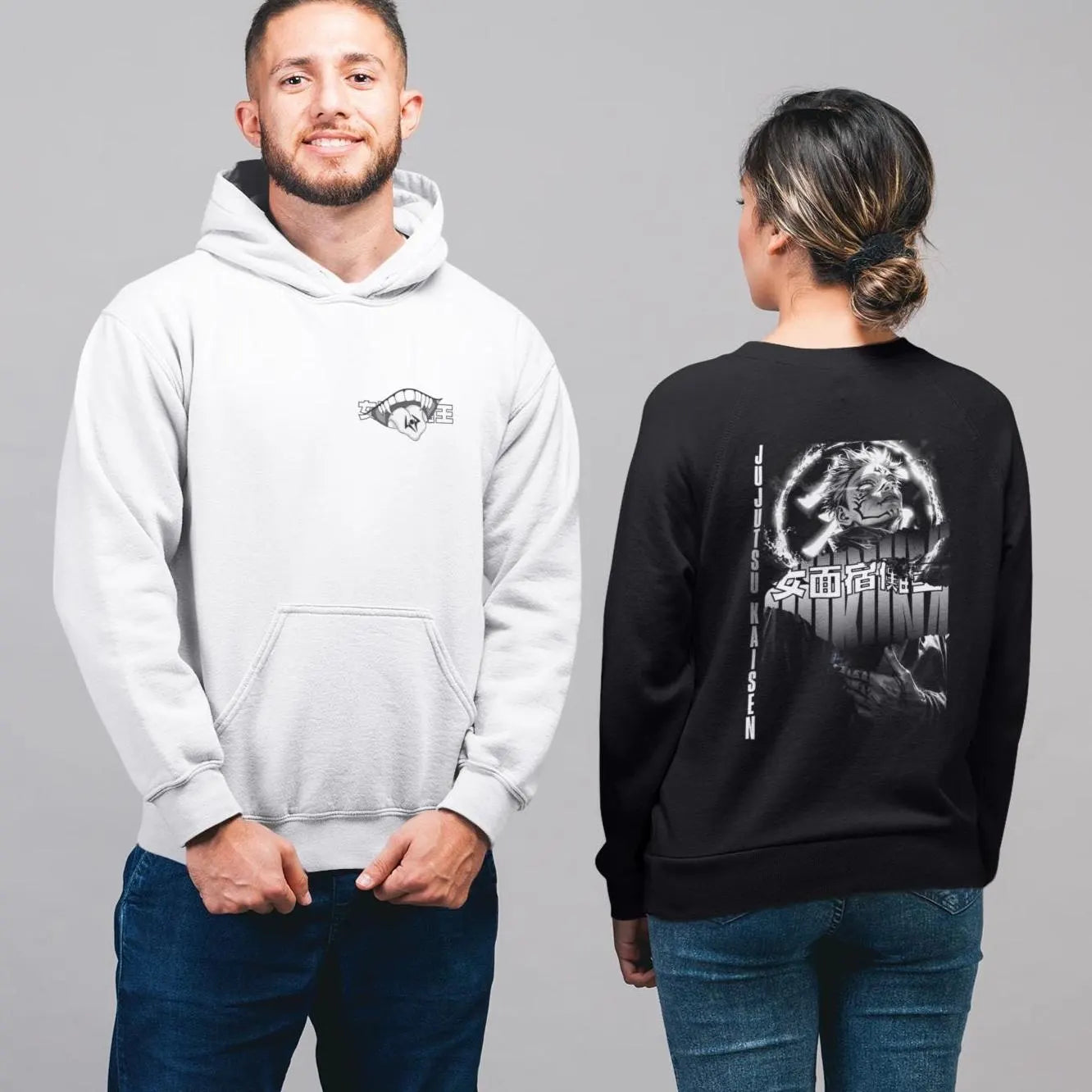 Jujutsu Kaisen: Sukuna –  Anime T-Shirt / Hoodie / Sweater Front & Back Graphic Tee | King of Curses Streetwear
