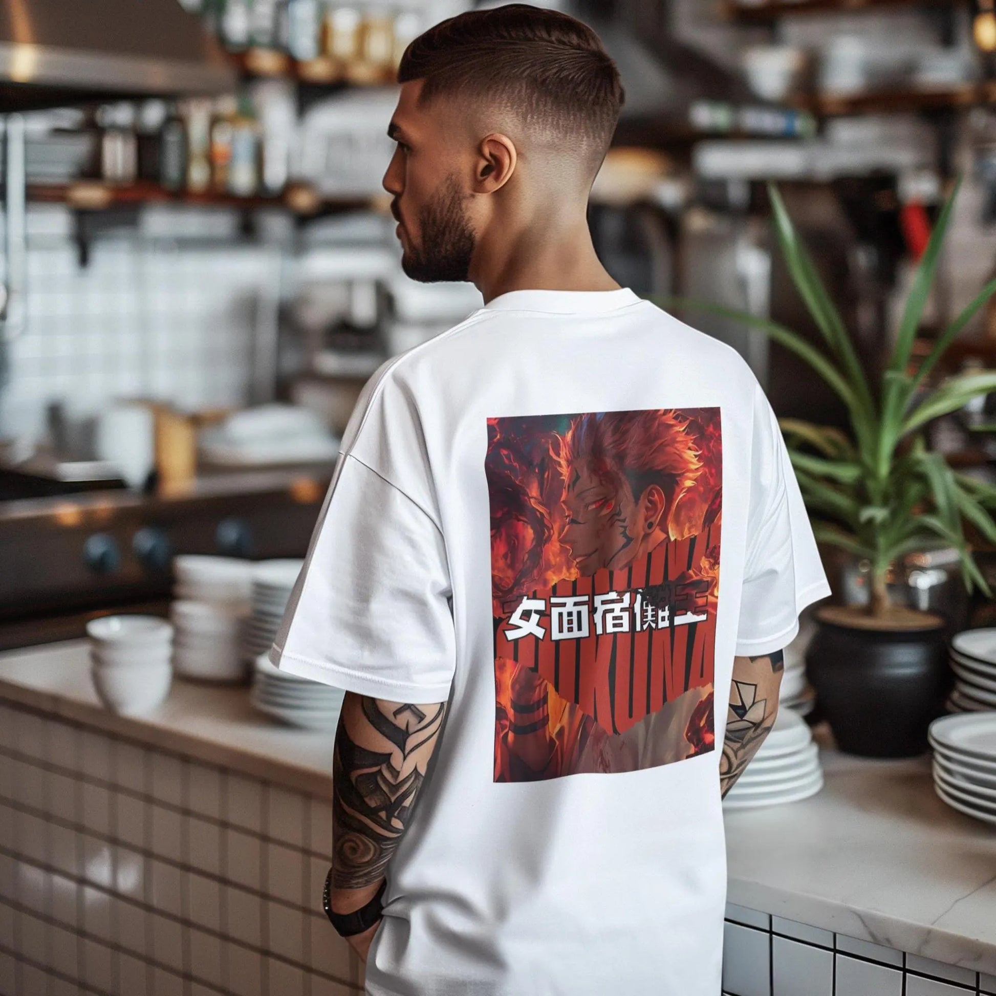 Jujutsu Kaisen: Sukuna –  Anime T-Shirt / Hoodie / Sweater Front & Back Graphic Tee | King of Curses Streetwear