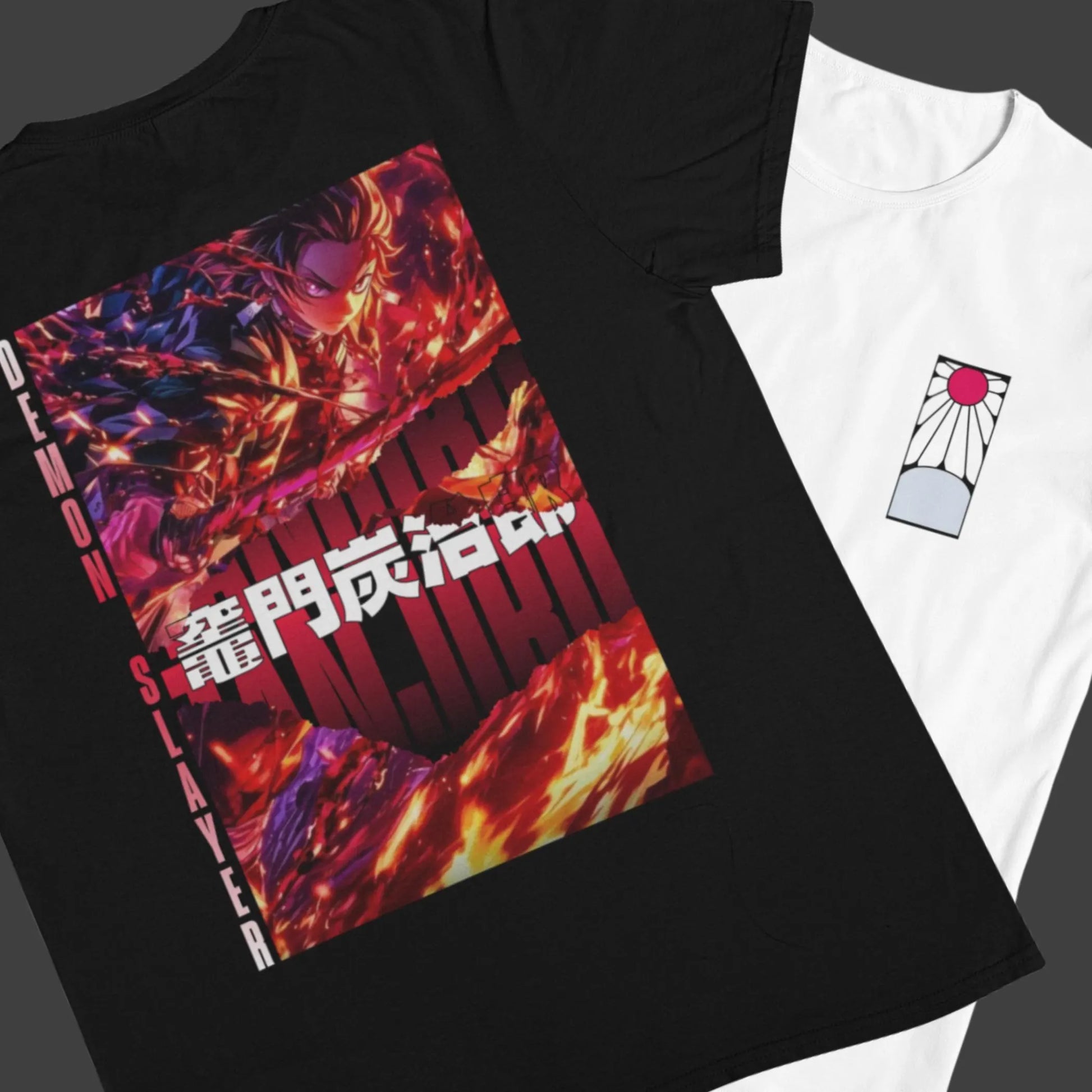 Demon Slayer: Tanjiro Kamado –  Anime T-Shirt / Hoodie / Sweater Front & Back Graphic Tee | Tanjiro Streetwear