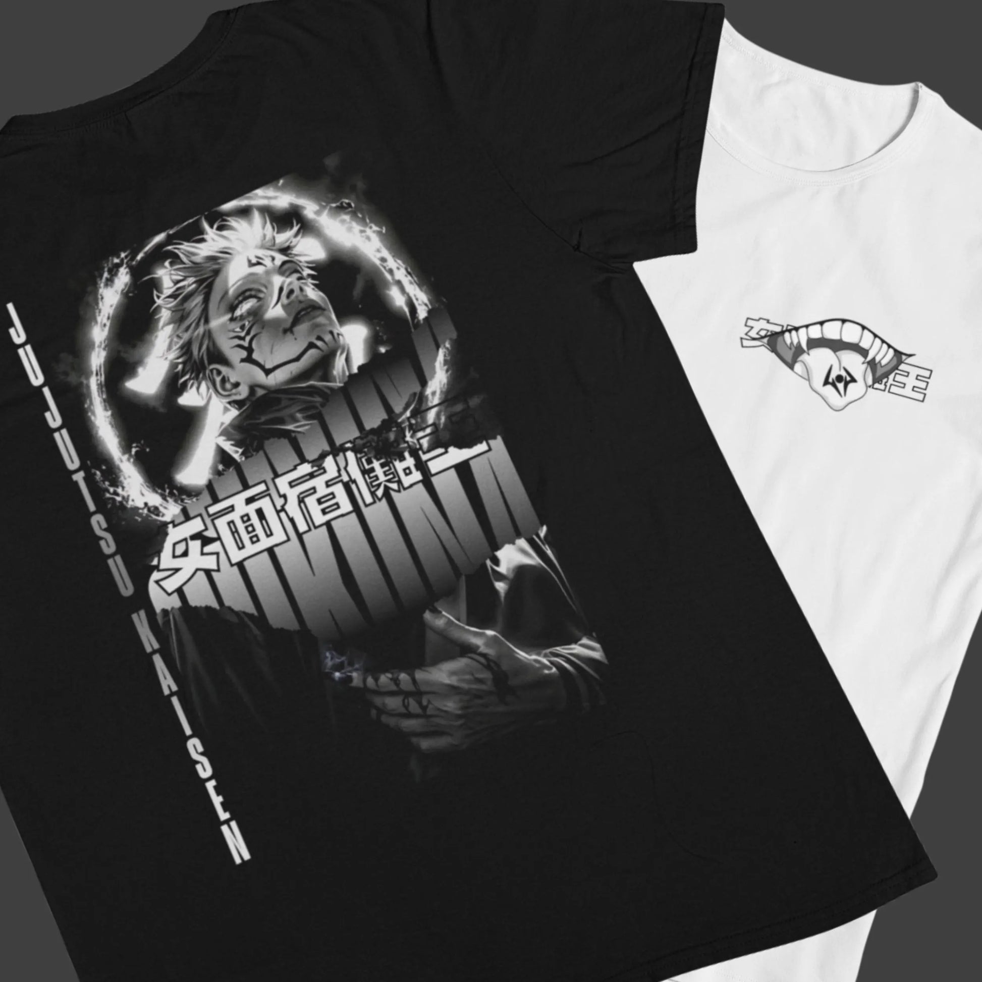 Jujutsu Kaisen: Sukuna –  Anime T-Shirt / Hoodie / Sweater Front & Back Graphic Tee | King of Curses Streetwear