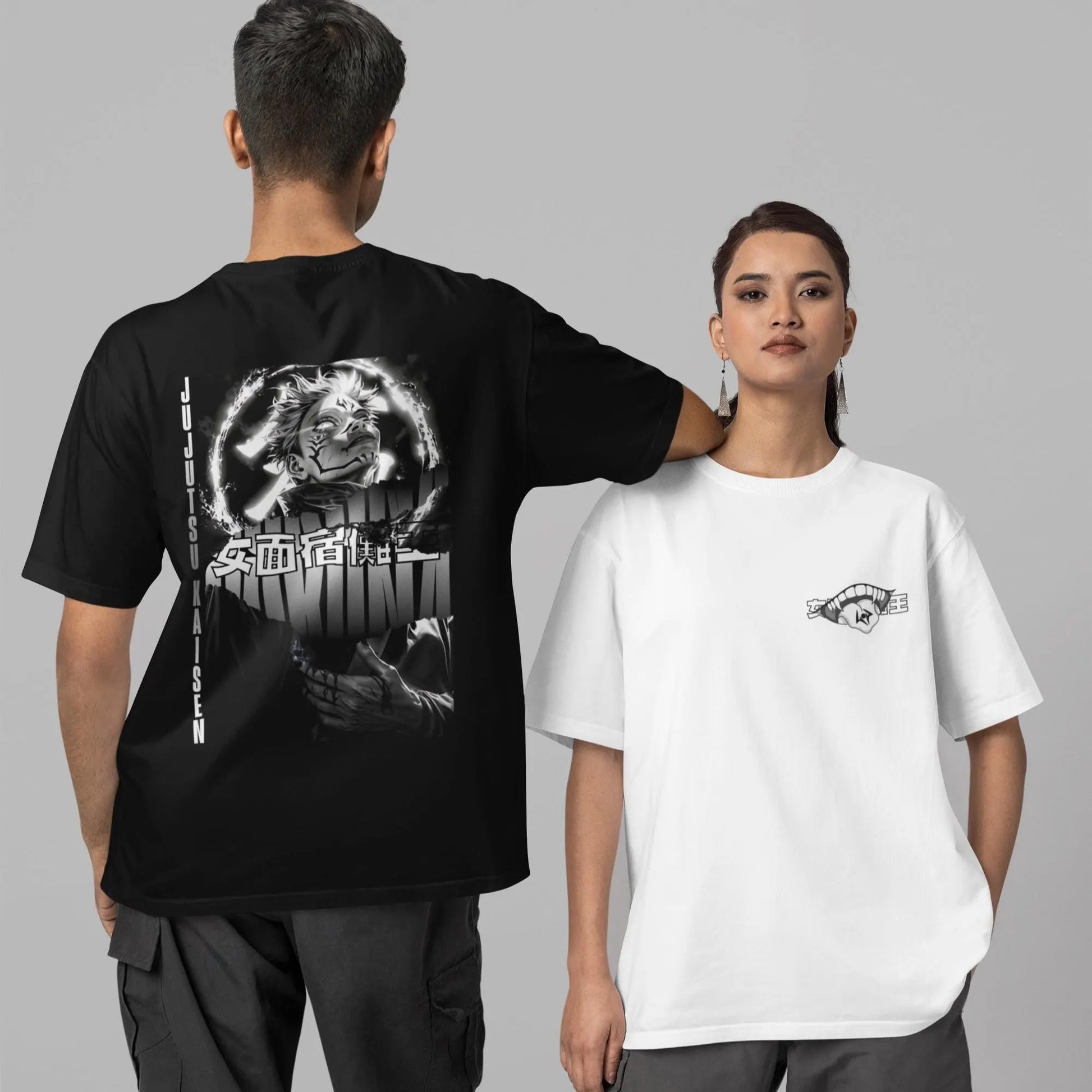 Jujutsu Kaisen: Sukuna –  Anime T-Shirt / Hoodie / Sweater Front & Back Graphic Tee | King of Curses Streetwear
