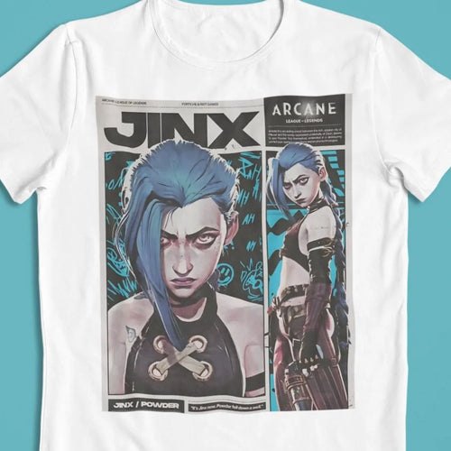 Arcane: Jinx – League of Legends T-Shirt / Hoodie / Sweater | Cool Anime & Gaming Streetwear
