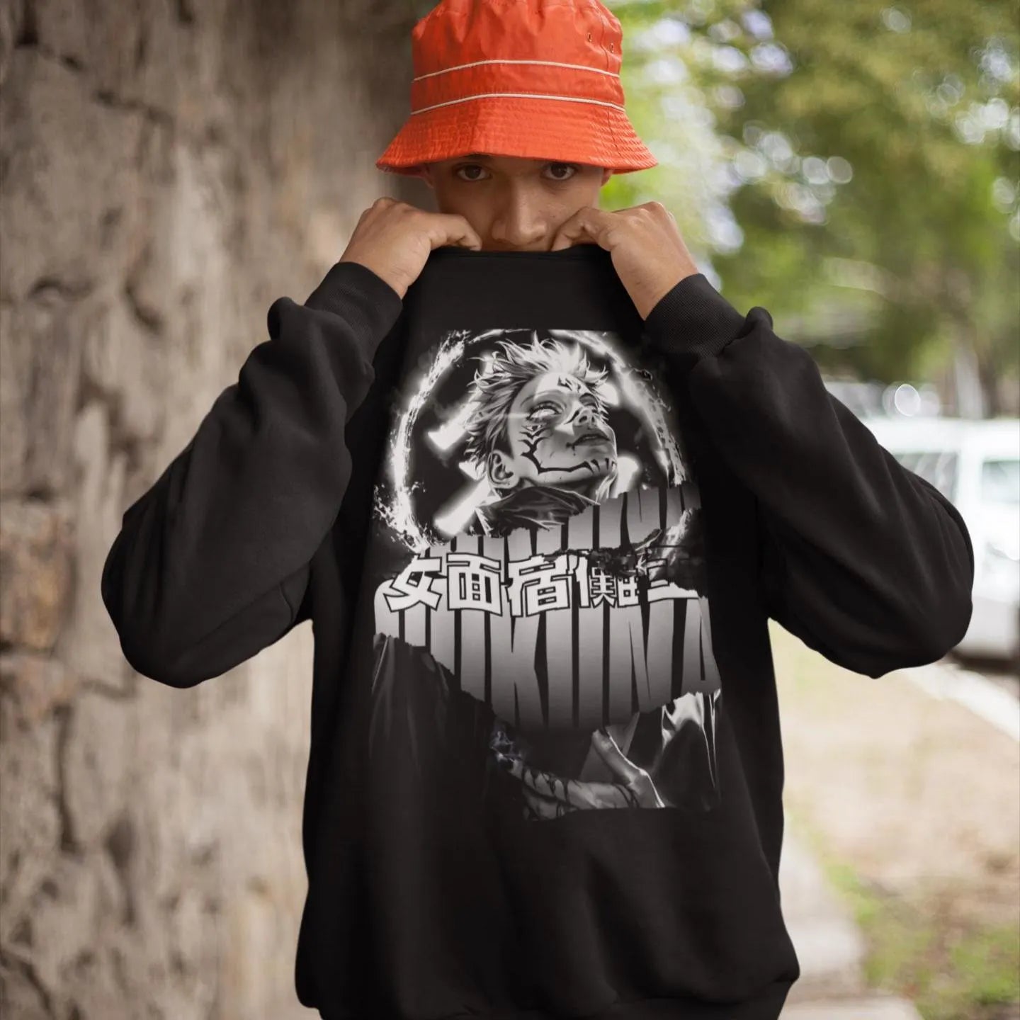 Jujutsu Kaisen: Sukuna –  Anime T-Shirt / Hoodie / Sweater Front & Back Graphic Tee | King of Curses Streetwear