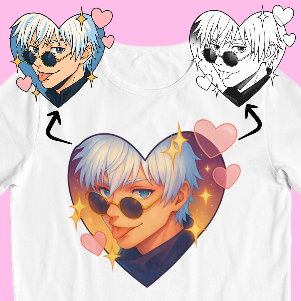 Jujutsu Kaisen: Sexy Satoru Gojo –  Anime T-Shirt / Hoodie / Sweatshirt / Sexy Gojo Graphic Tee | Jujutsu Kaisen Streetwear
