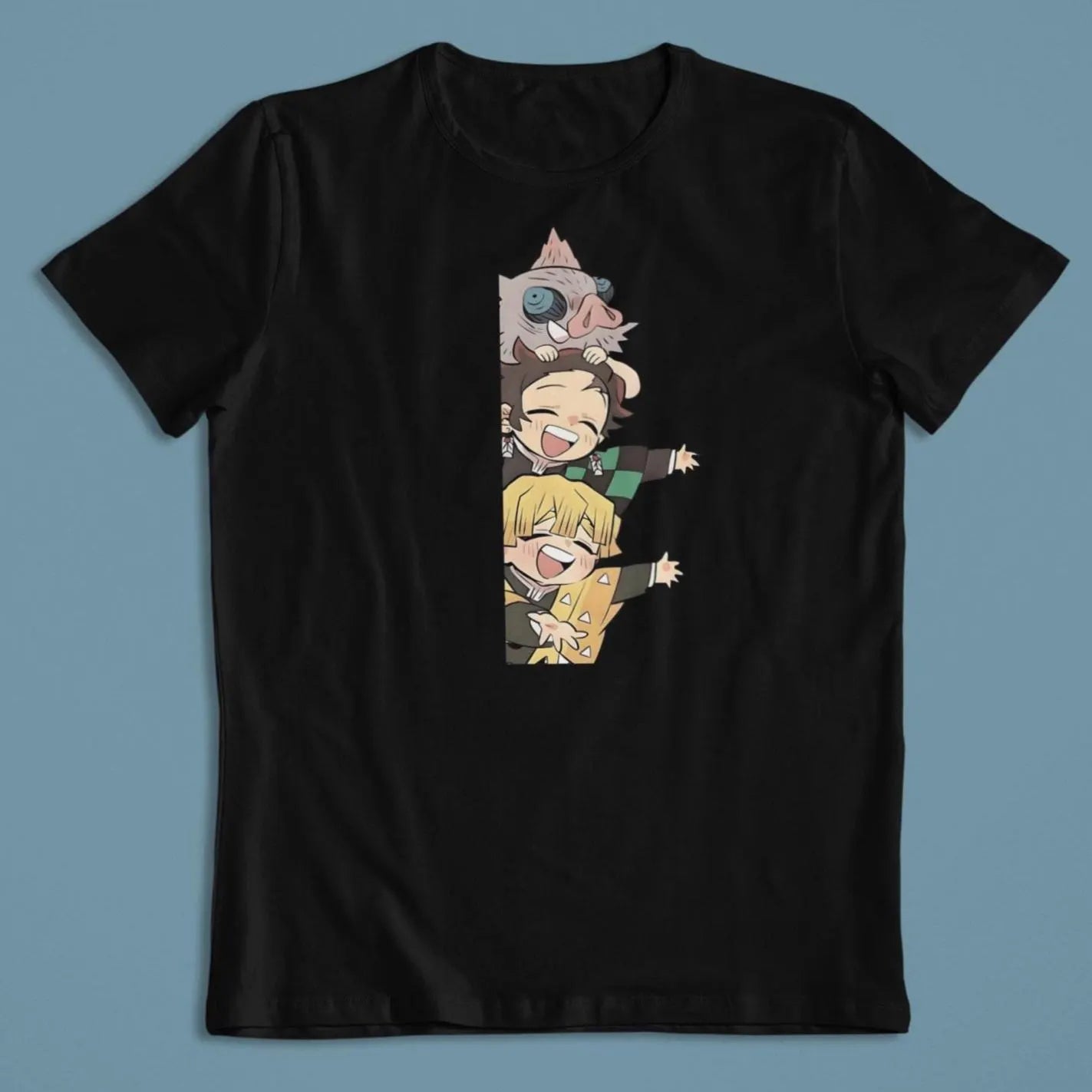 Demon Slayer Chibi: CUSTOM text –  Anime T-Shirt / Hoodie / Sweater | Cool Anime Streetwear