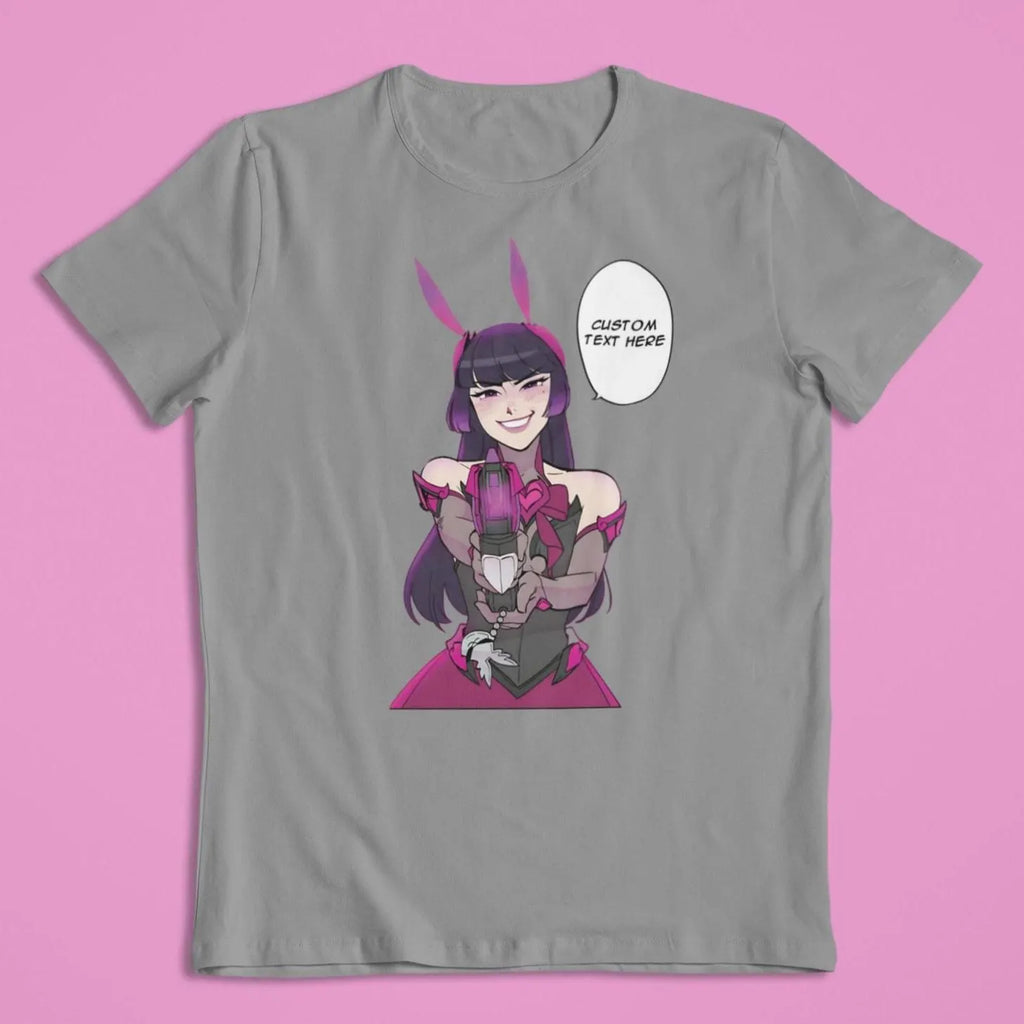 Dokiwatch D.VA Overwatch: CUSTOM text / 'I'm here for you' 'Lock the fuck in' Funny T-Shirt / Hoodie / Sweater | Gaming Streetwear