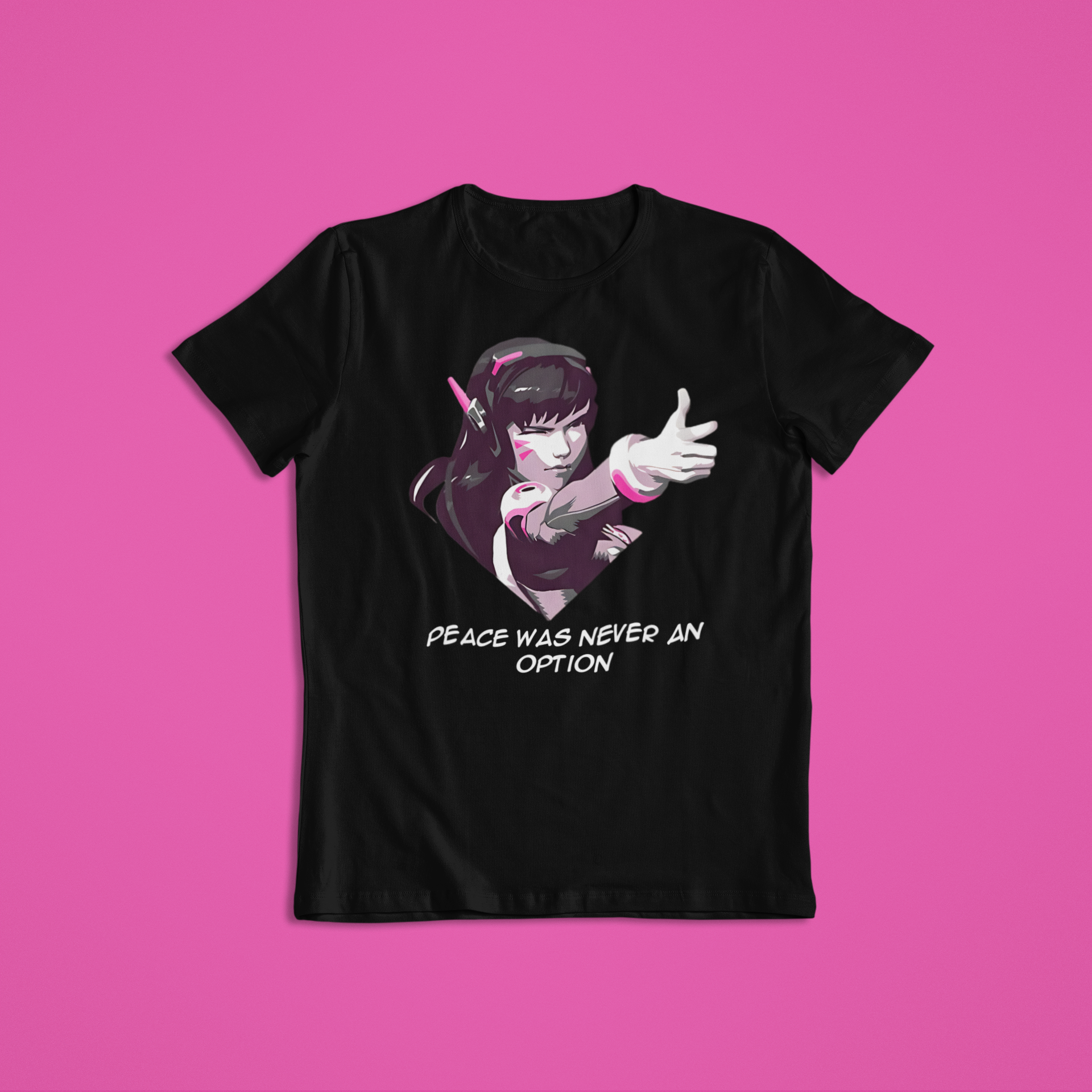 D.VA Overwatch: Precision Strike - 'Peace was never an option' T-Shirt / Hoodie / Sweater | Cool Gaming Streetwear