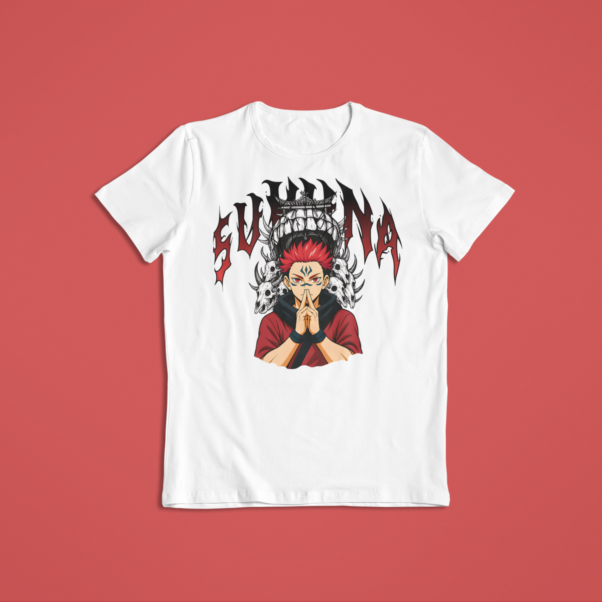 Jujutsu Kaisen: Sukuna –  Anime T-Shirt / Hoodie / Sweater Front & Back Graphic Tee | King of Curses Streetwear