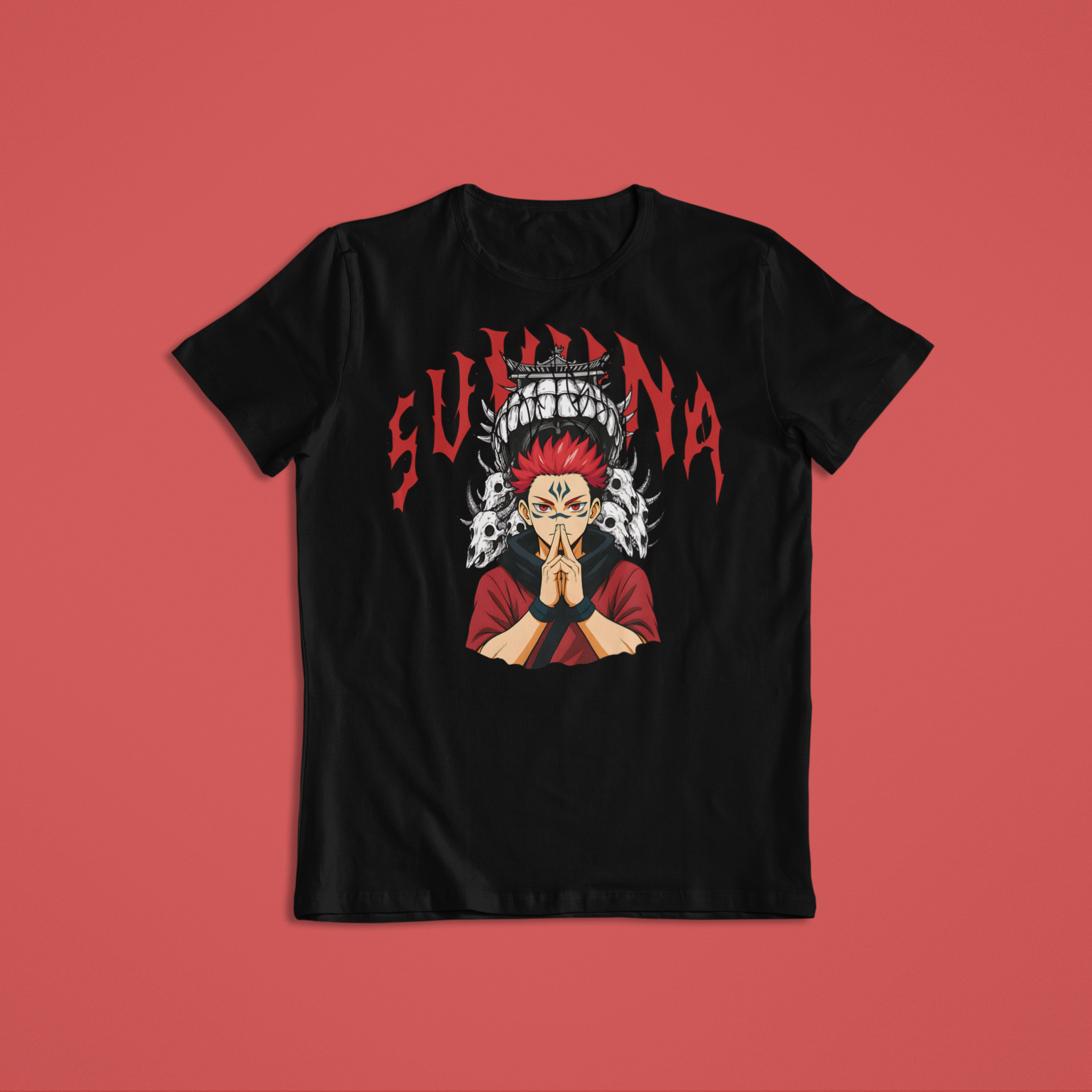 Jujutsu Kaisen: Sukuna –  Anime T-Shirt / Hoodie / Sweater Front & Back Graphic Tee | King of Curses Streetwear