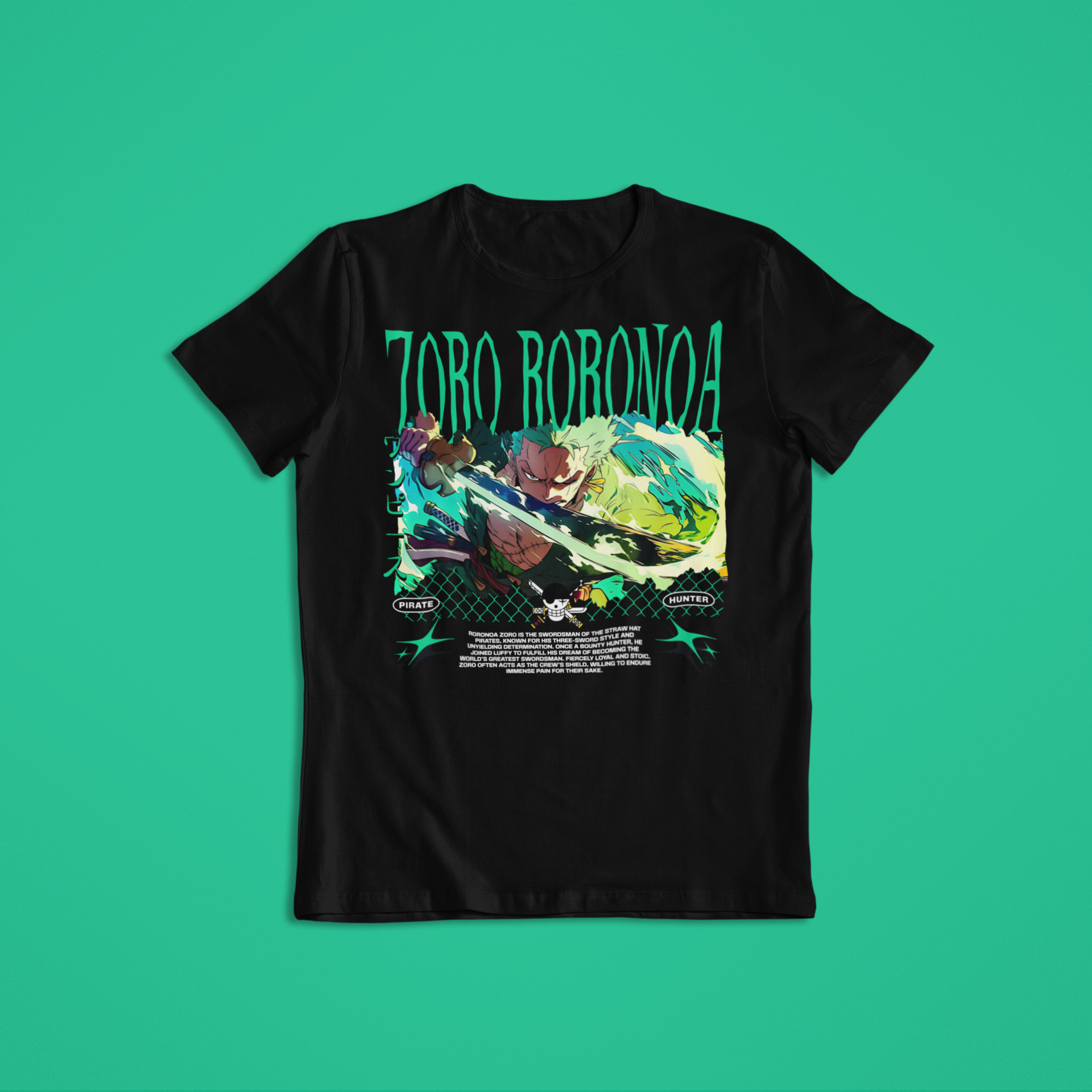One Piece: Zoro Roronoa –  Anime T-Shirt / Hoodie / Sweater | Cool Anime Streetwear