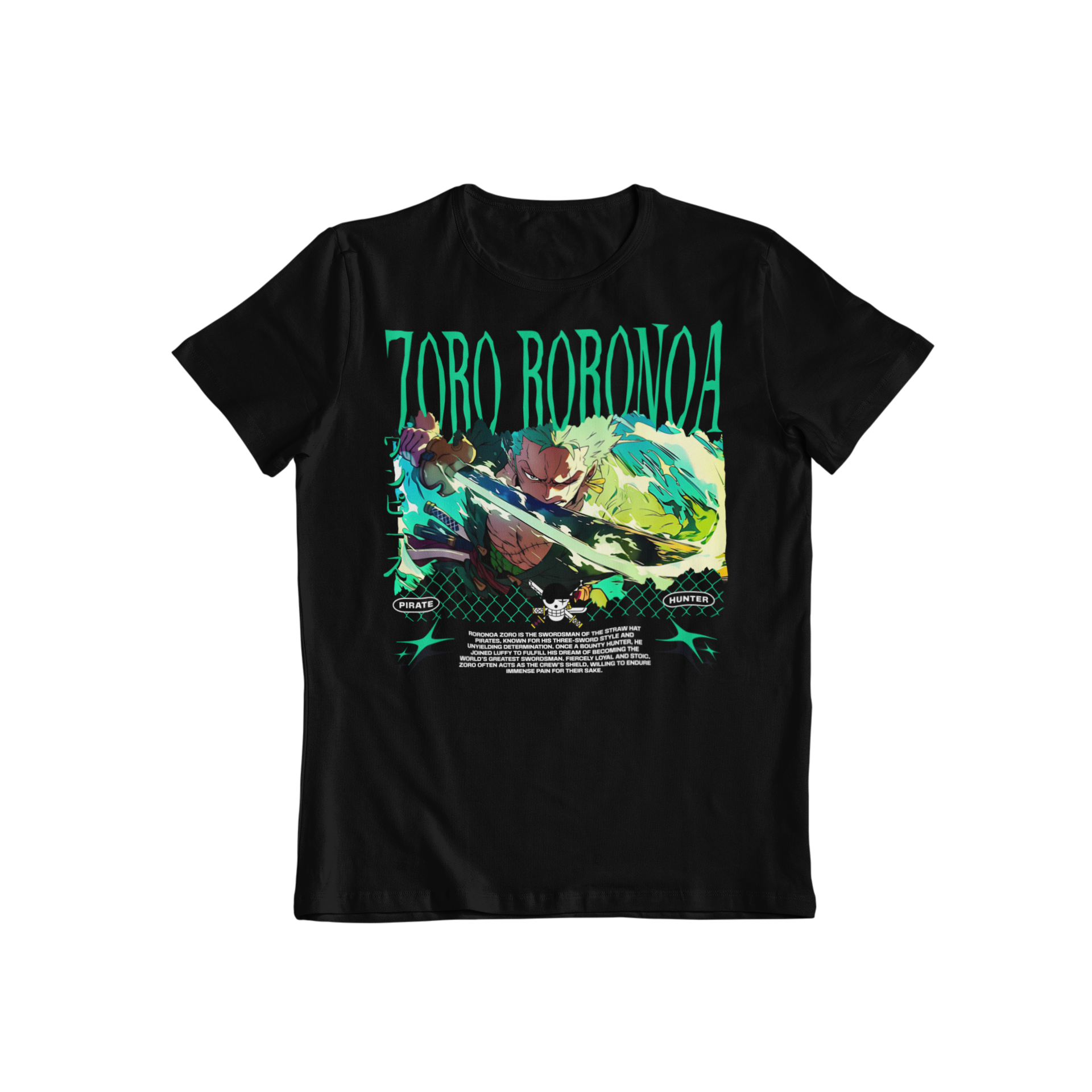 One Piece: Zoro Roronoa –  Anime T-Shirt / Hoodie / Sweater | Cool Anime Streetwear