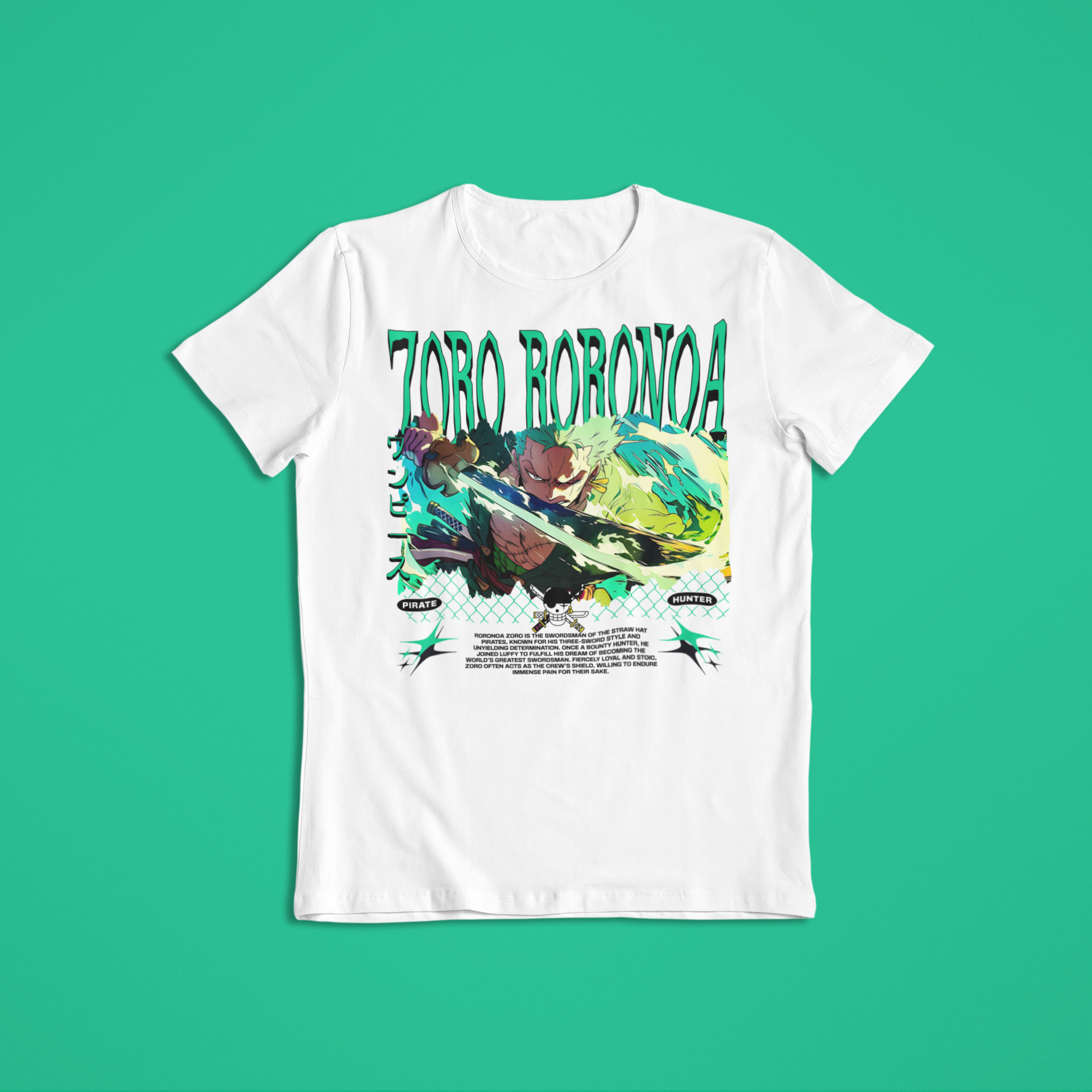 One Piece: Zoro Roronoa –  Anime T-Shirt / Hoodie / Sweater | Cool Anime Streetwear