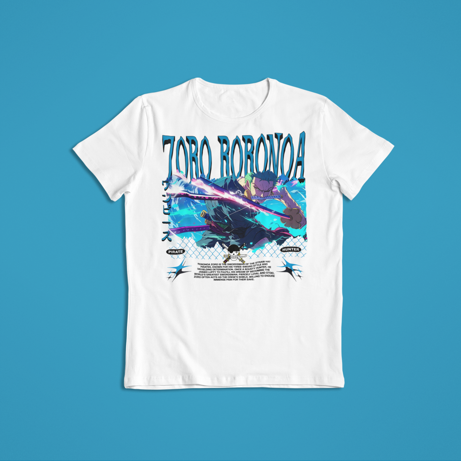 One Piece: Zoro Roronoa –  Anime T-Shirt / Hoodie / Sweater | Cool Anime Streetwear