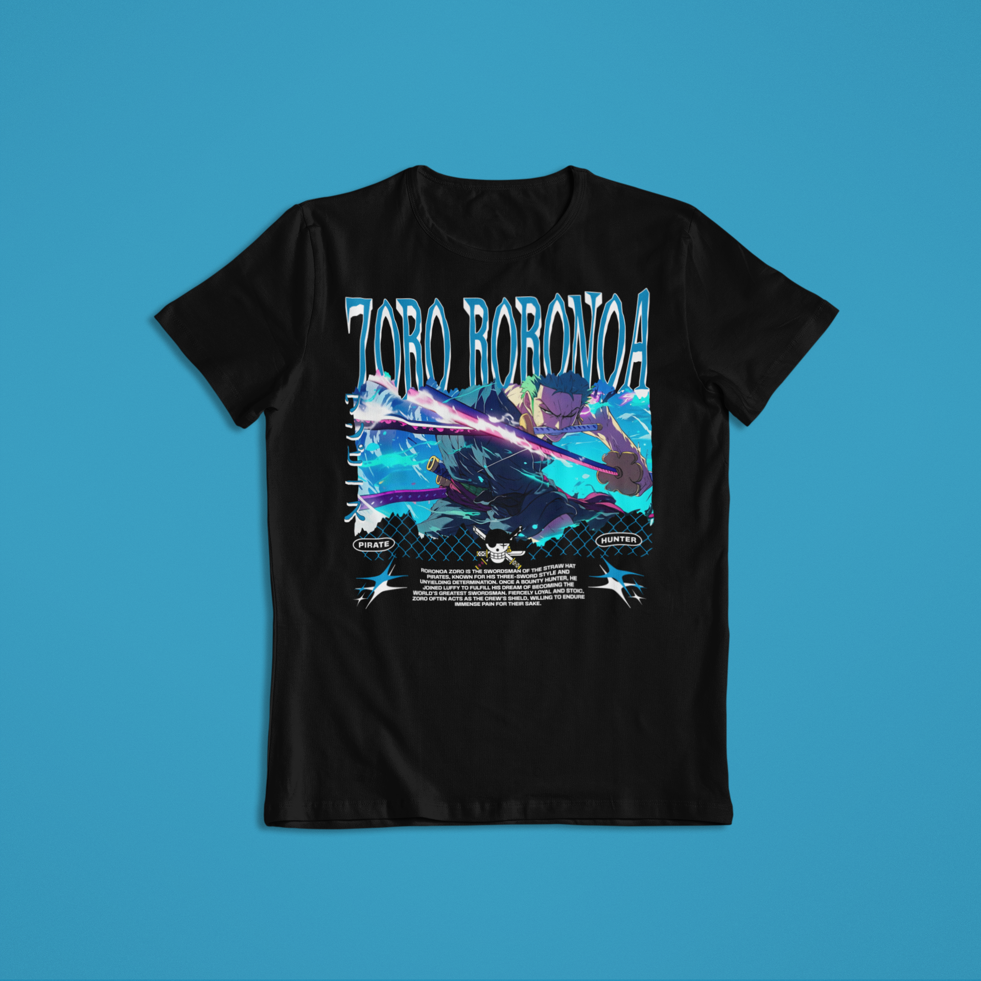 One Piece: Zoro Roronoa –  Anime T-Shirt / Hoodie / Sweater | Cool Anime Streetwear