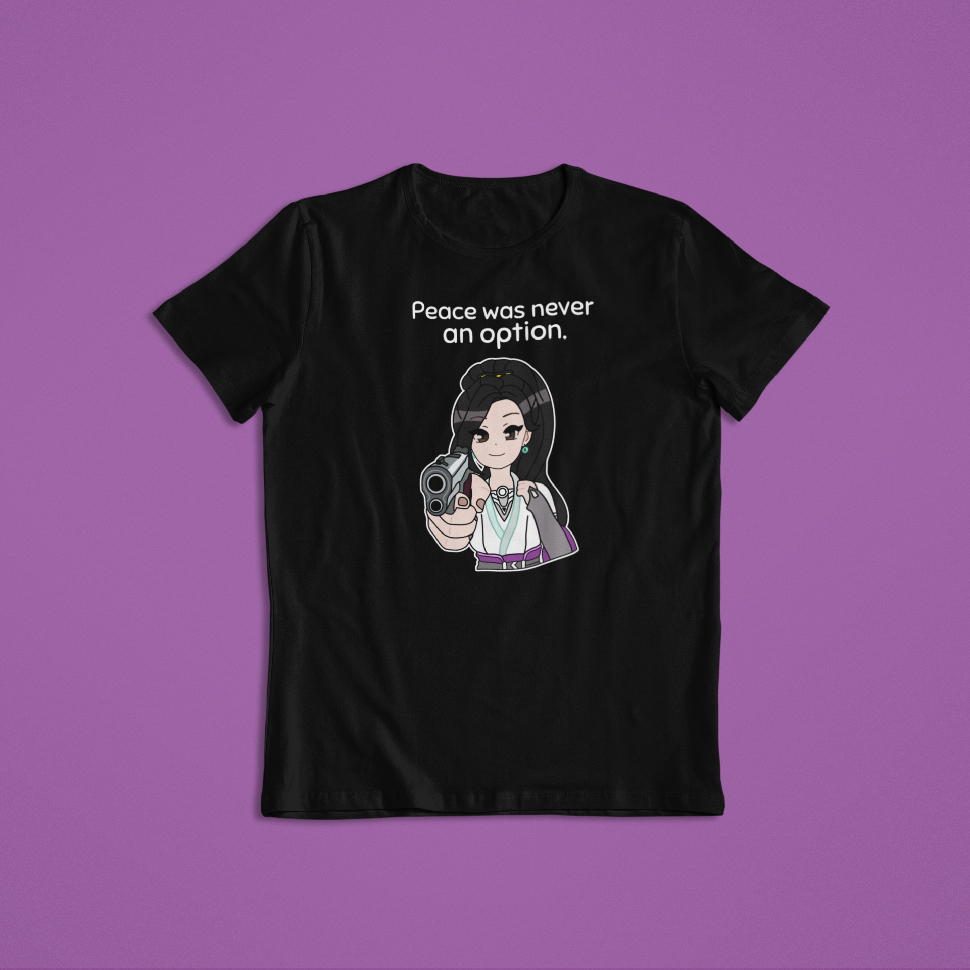 Sage Valorant - Peace was never an option T-Shirt Valorant Sage Funny T-Shirt