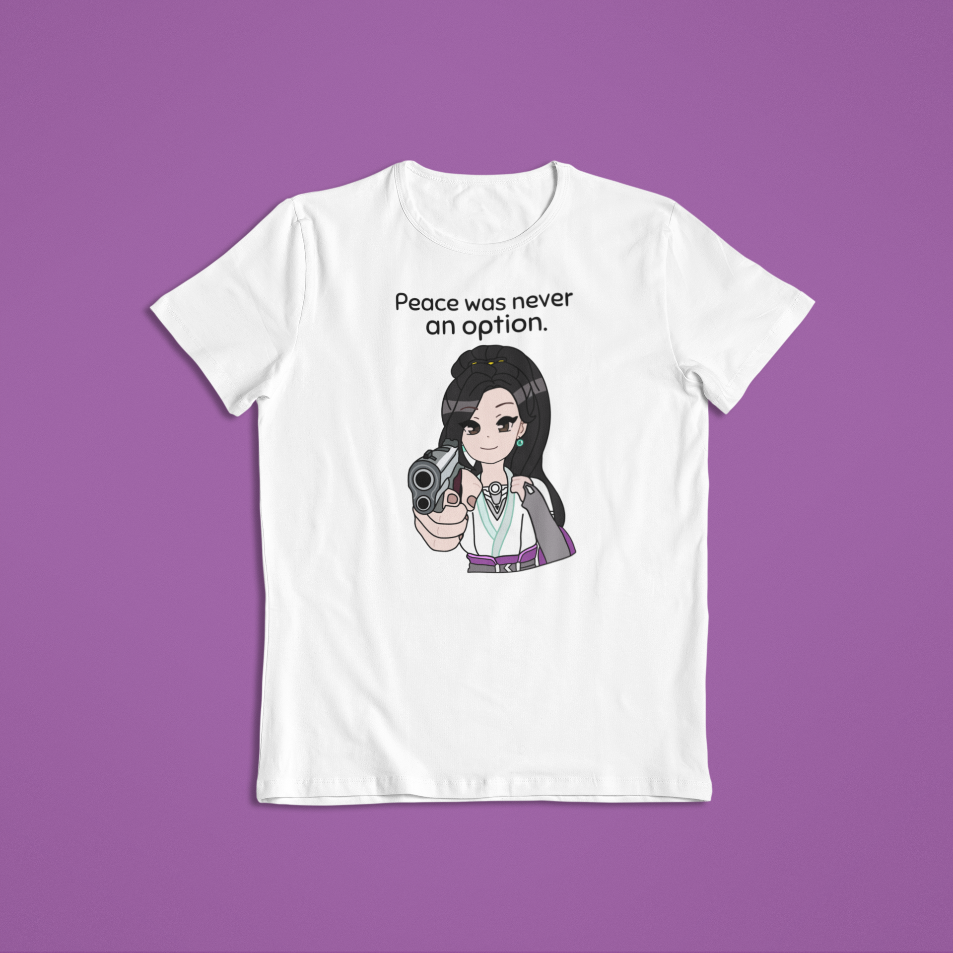Sage Valorant - Peace was never an option T-Shirt Valorant Sage Funny T-Shirt