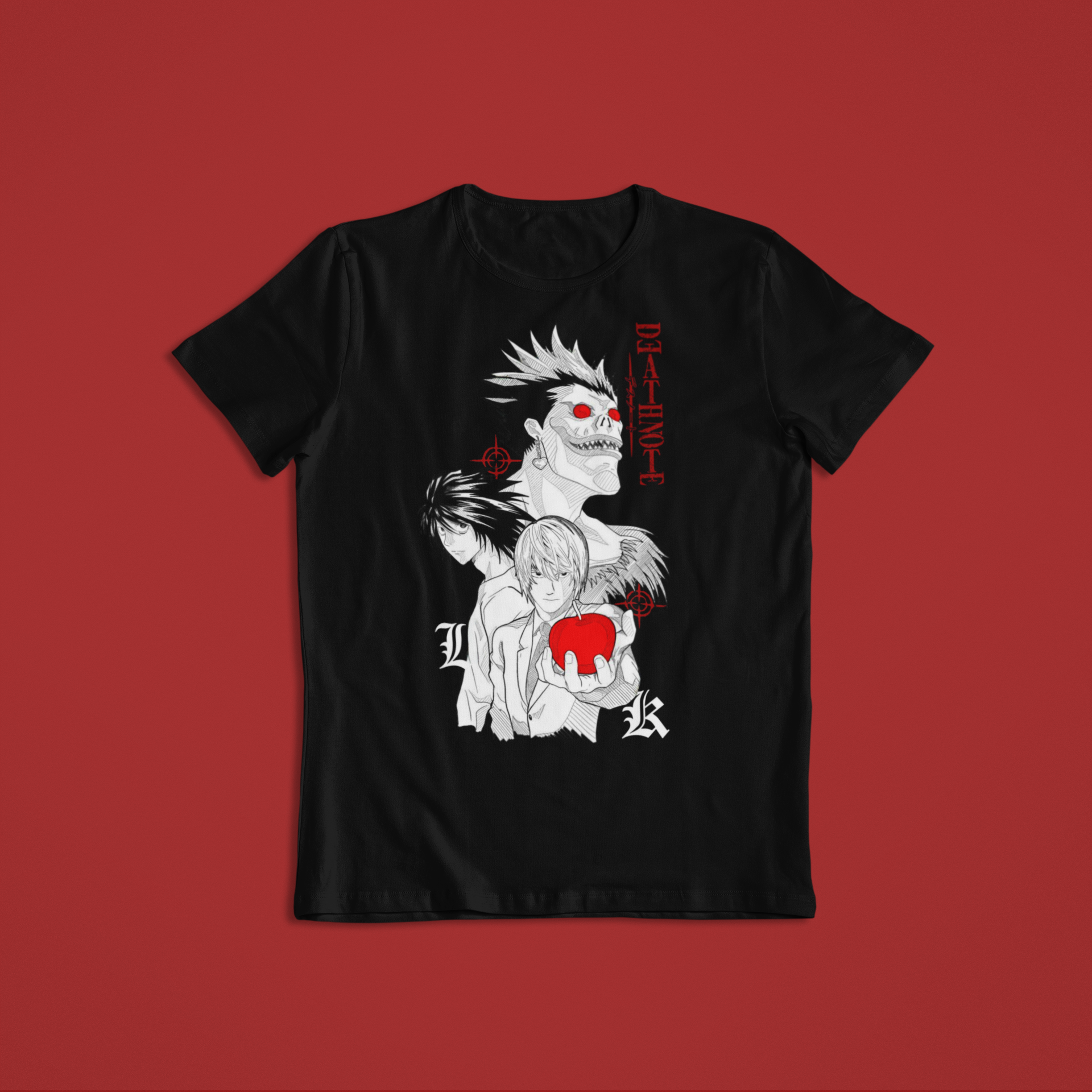 Death Note – Kira’s Judgement Anime T-Shirt / Hoodie / Sweater | Cool Anime Streetwear