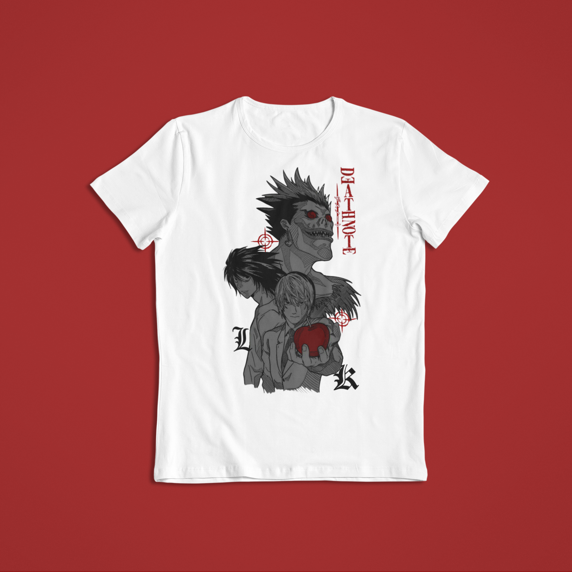 Death Note – Kira’s Judgement Anime T-Shirt / Hoodie / Sweater | Cool Anime Streetwear