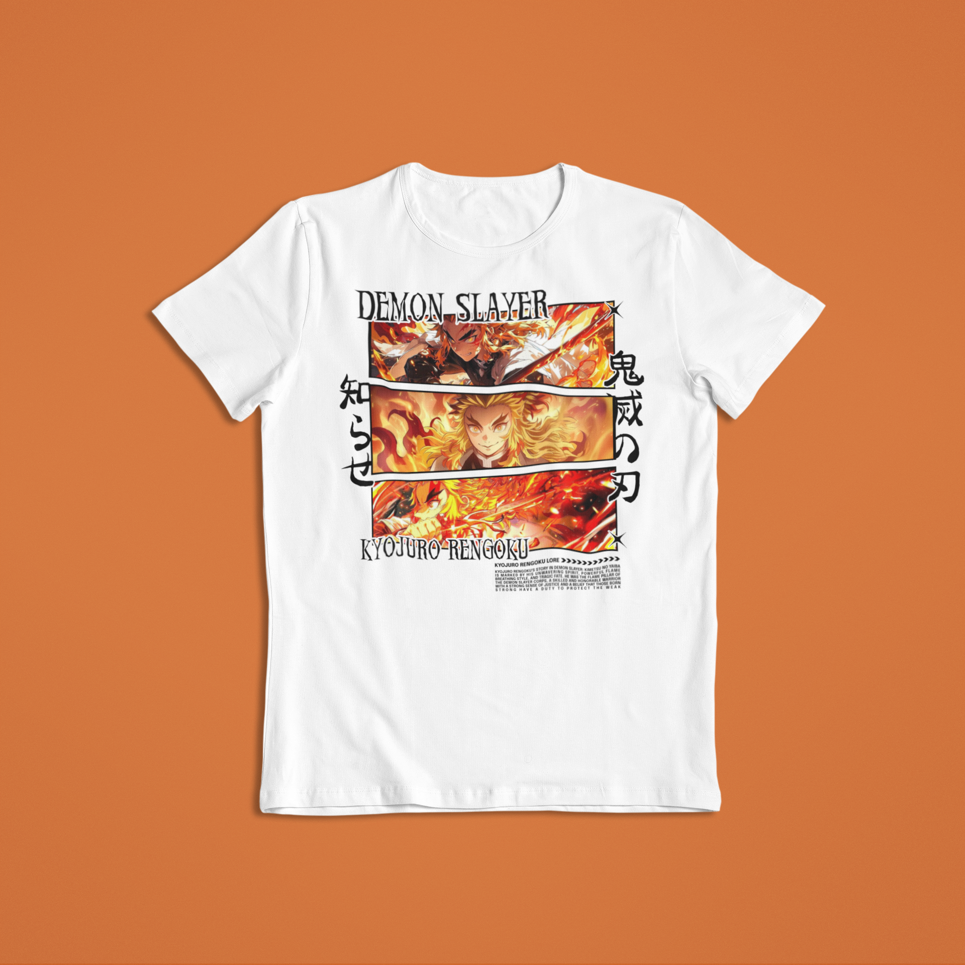 Demon Slayer: Kyojuro Rengoku –  Anime T-Shirt / Hoodie / Sweater | Cool Anime Streetwear