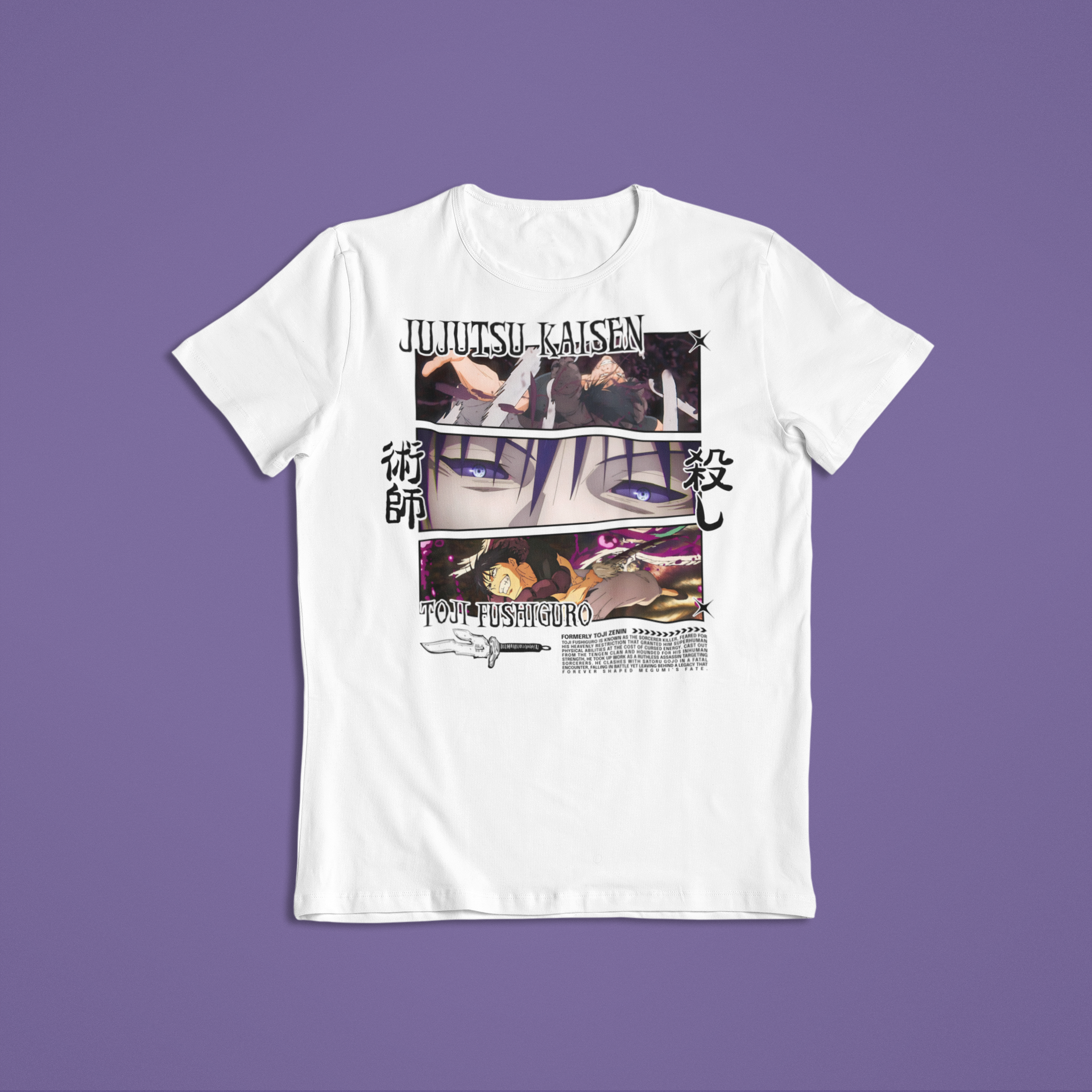 Jujutsu Kaisen: Toji Fushiguro – Zenin Anime T-Shirt / Hoodie / Sweater | Cool Anime Streetwear