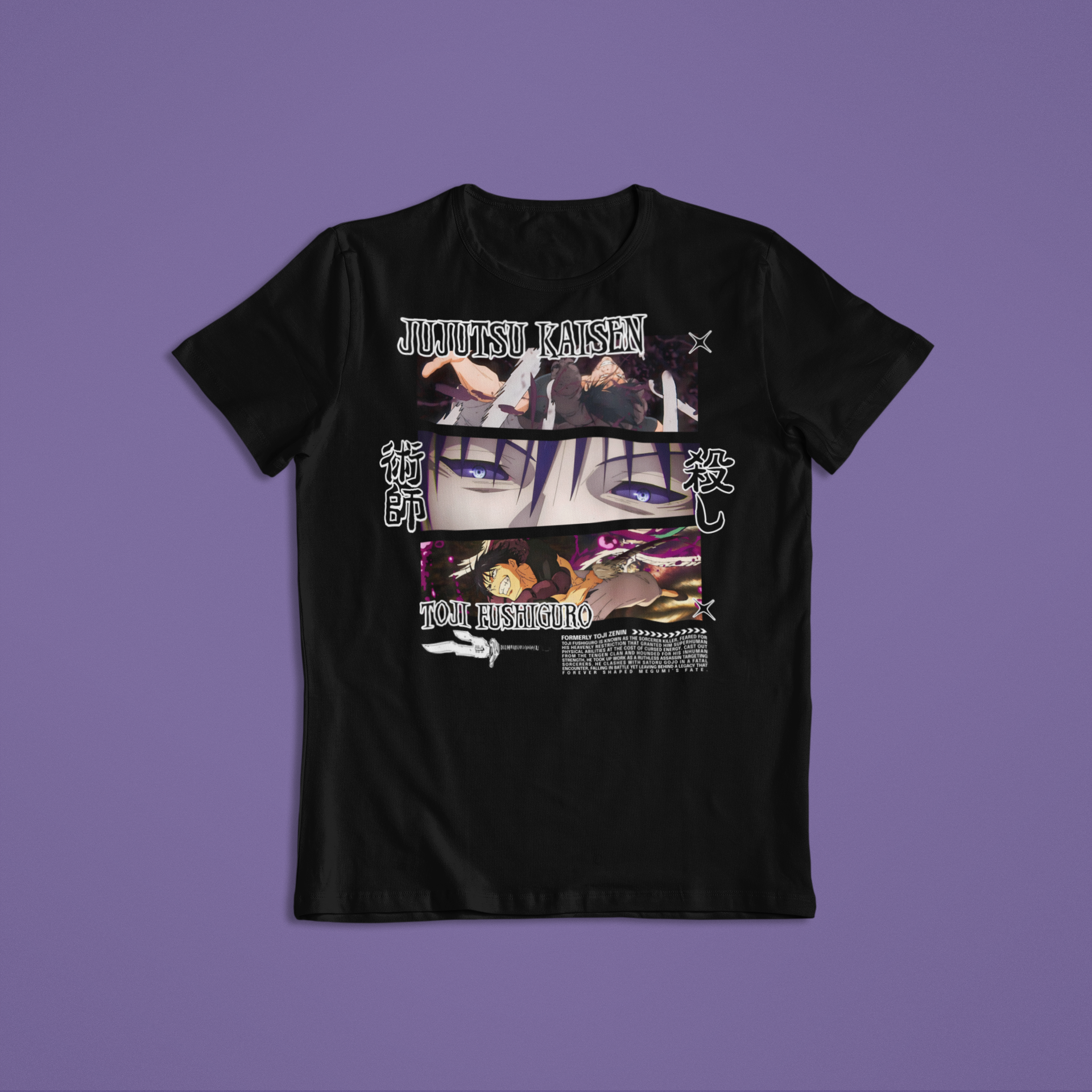 Jujutsu Kaisen: Toji Fushiguro – Zenin Anime T-Shirt / Hoodie / Sweater | Cool Anime Streetwear